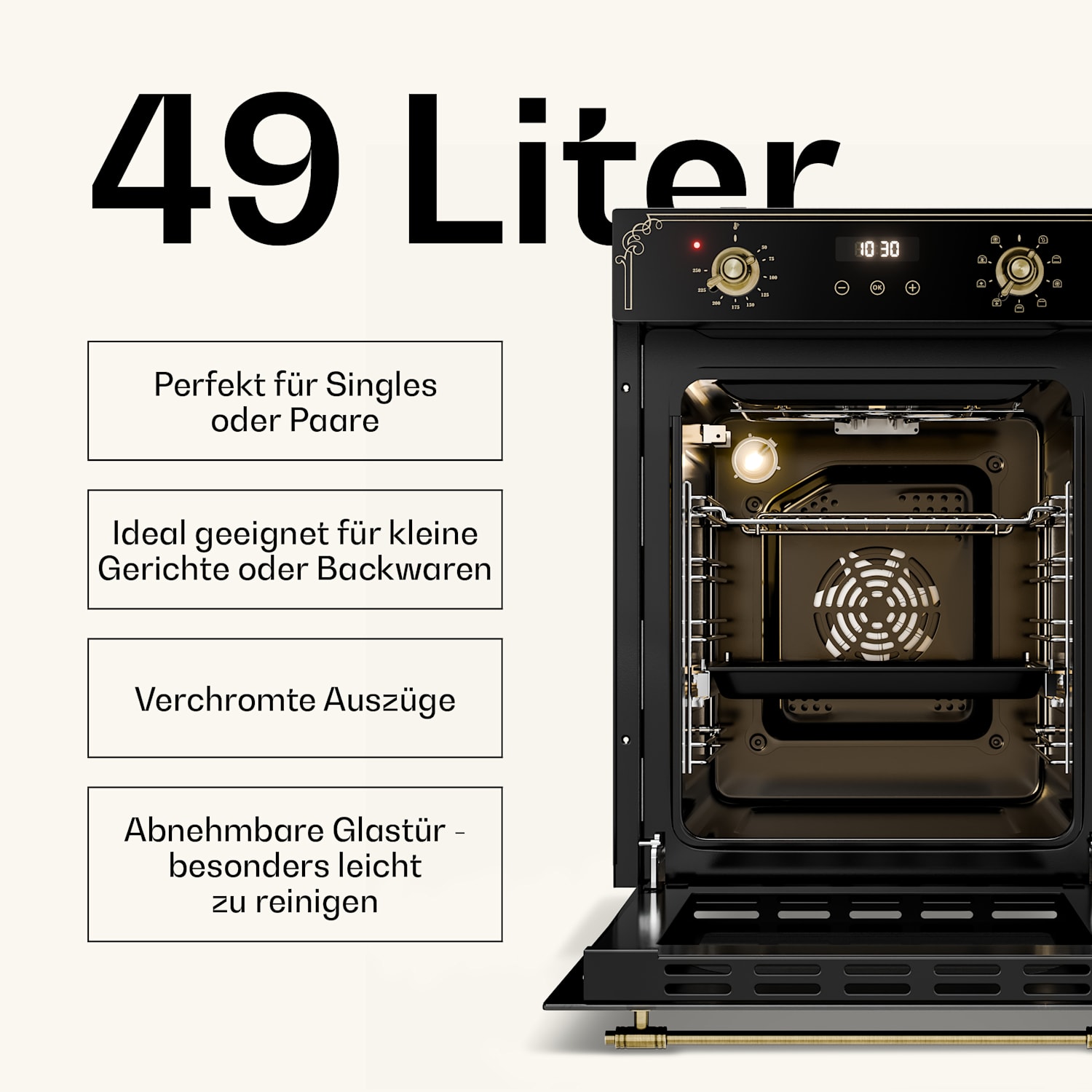 Victoria Slim 45 cm - Forno 