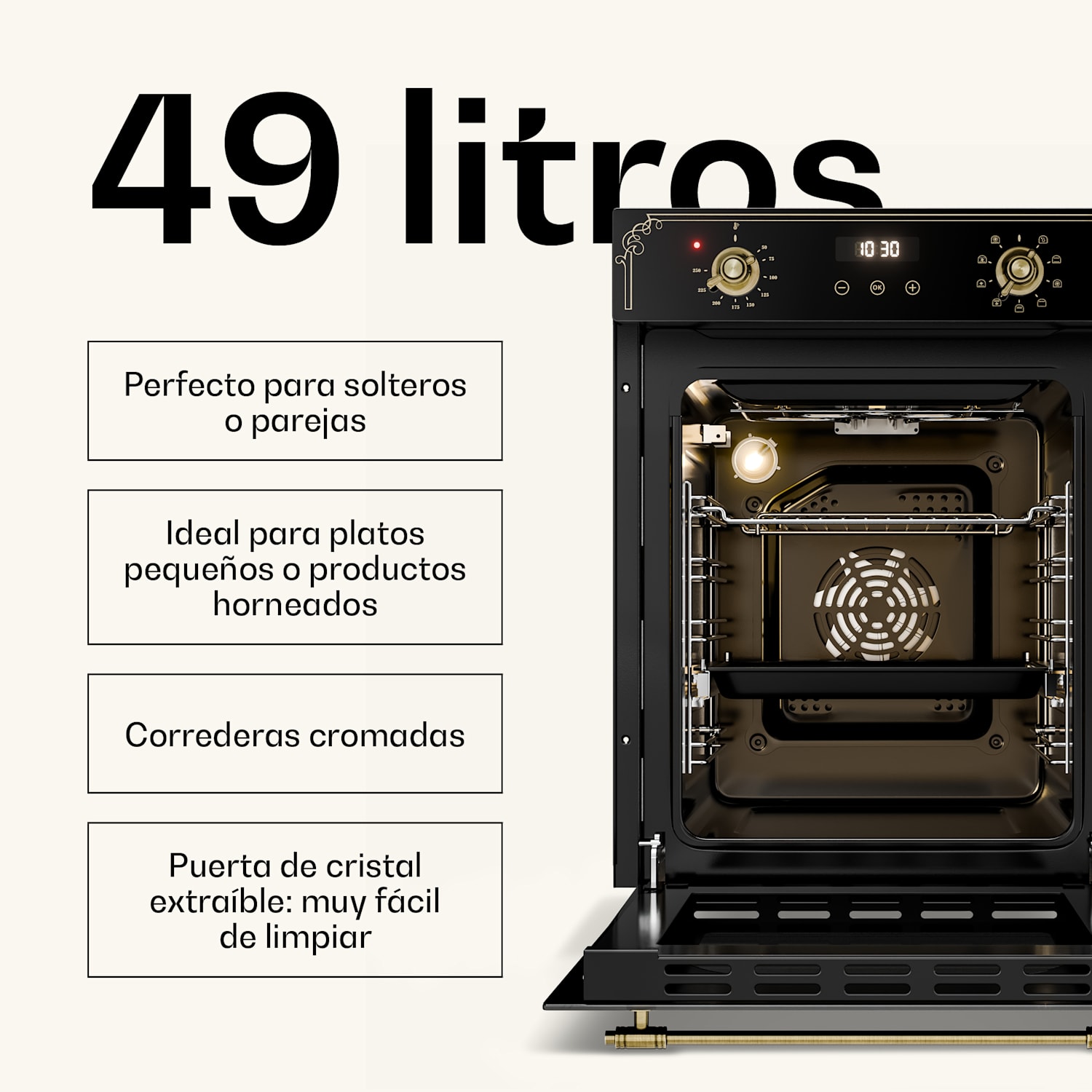 Victoria Slim 45cm Horno 