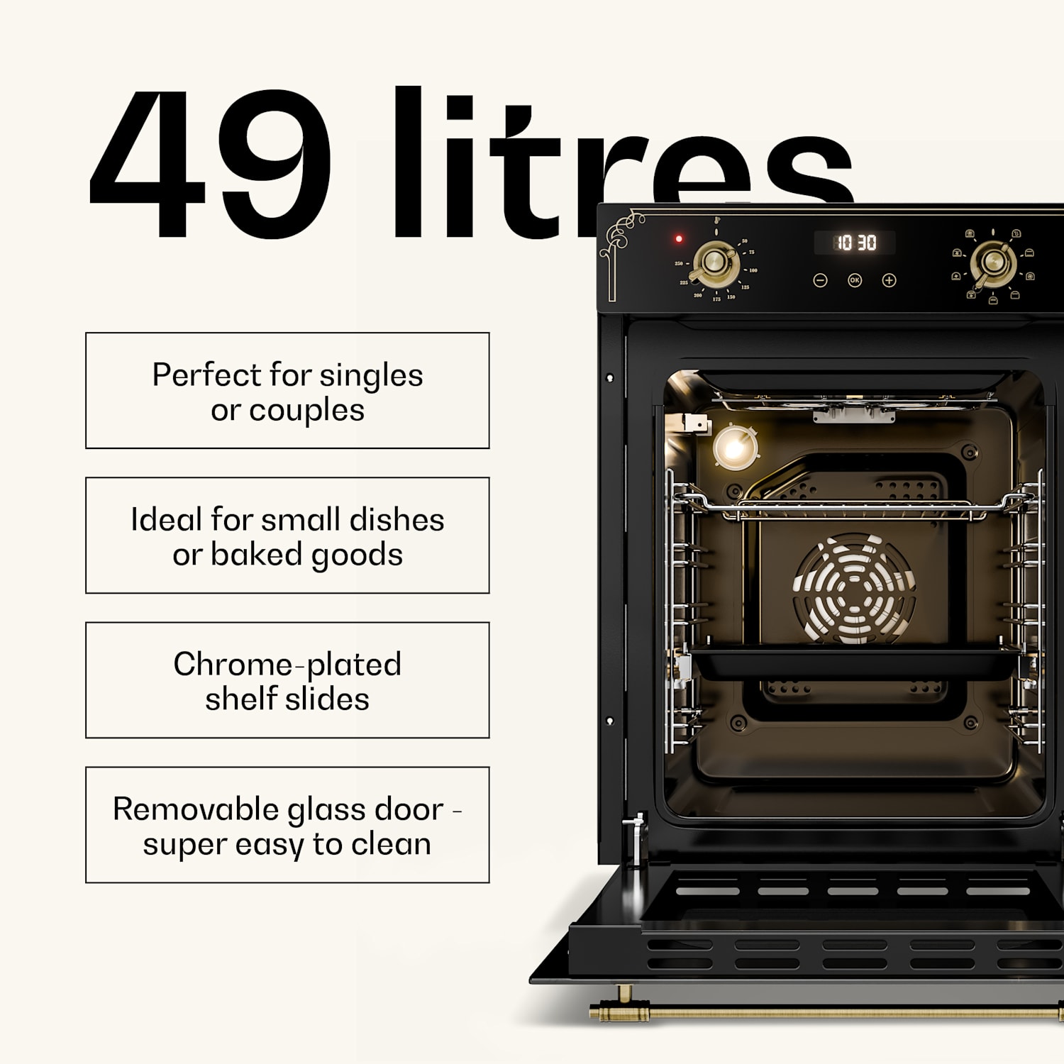 Victoria Slim 45cm -uuni 