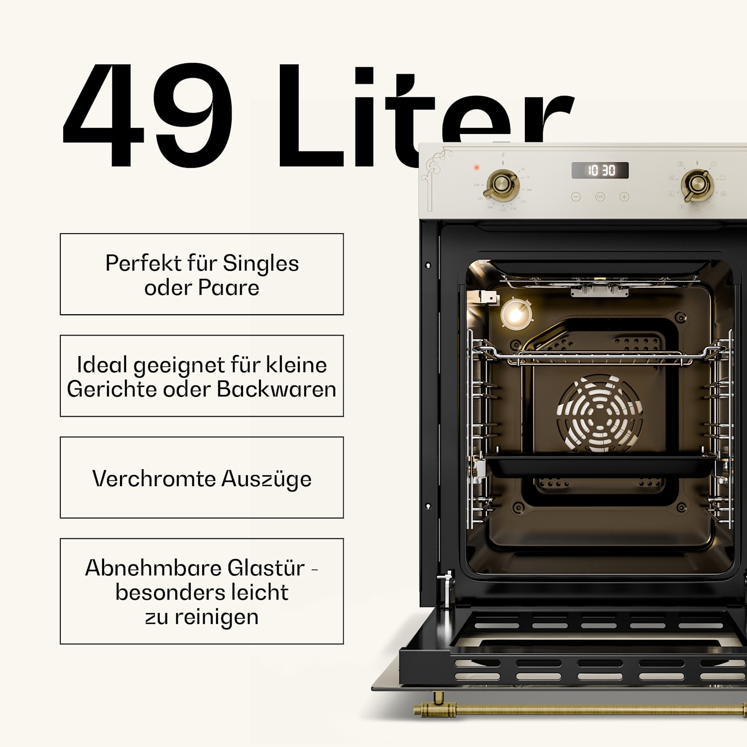 Victoria Slim 45 cm - Forno 