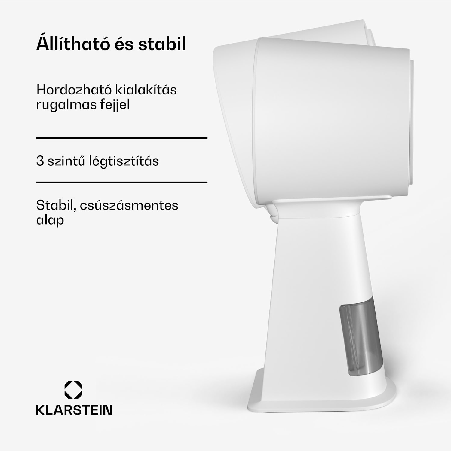 WanderVent, Páraelszívó 200 m³/h, Kompakt kivitel tápkábellel | Fehér