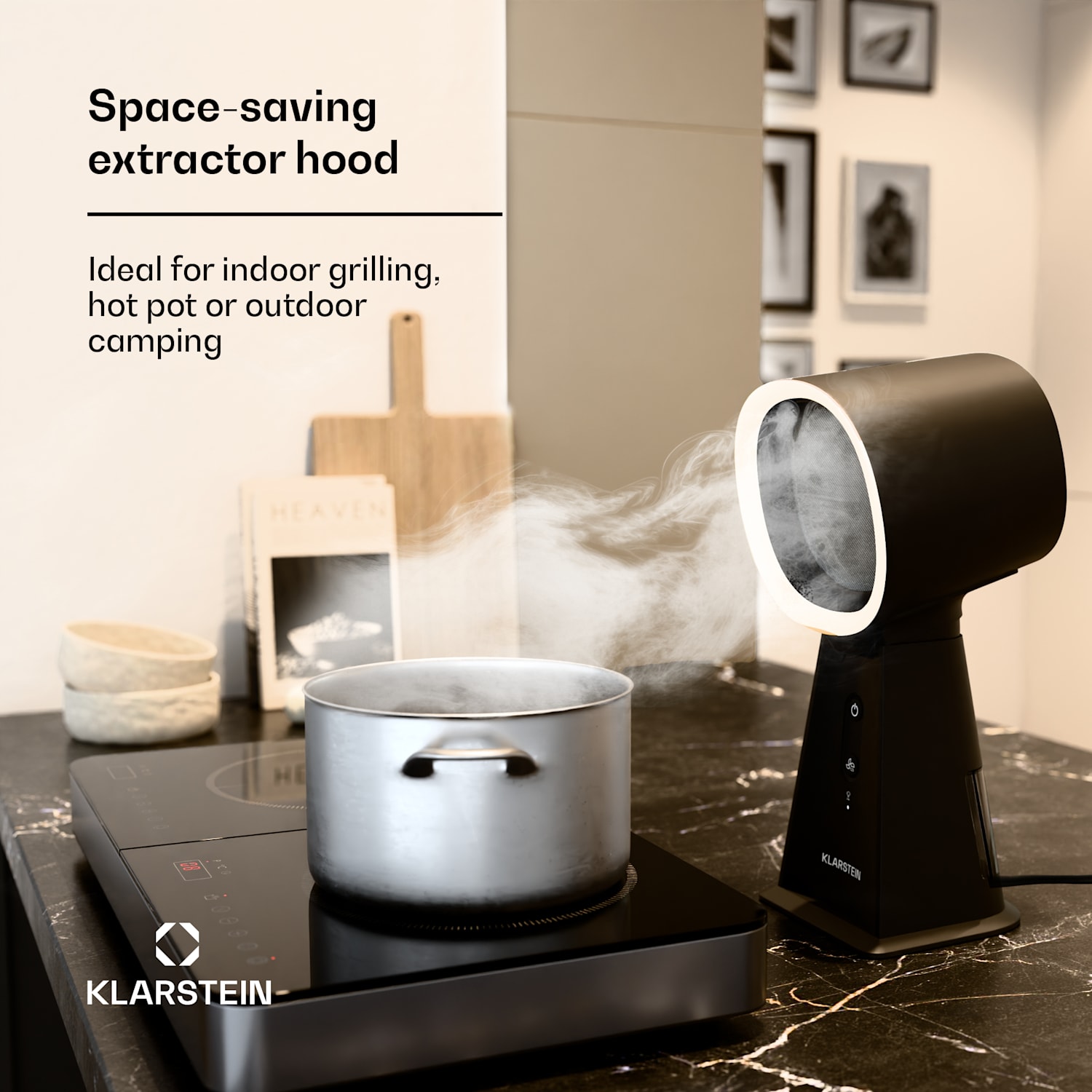 WanderVent | mini-afzuigkap | 200 m³/h | compacte constructiewijze 