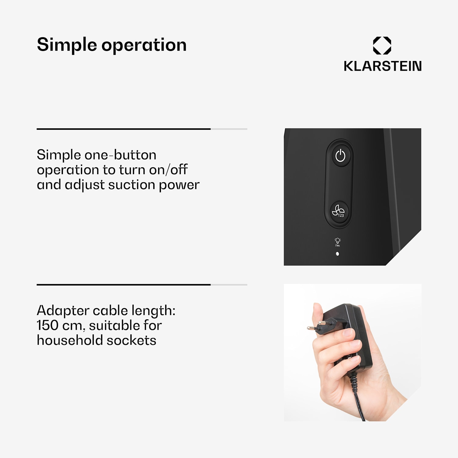 WanderVent | mini-afzuigkap | 200 m³/h | compacte constructiewijze 