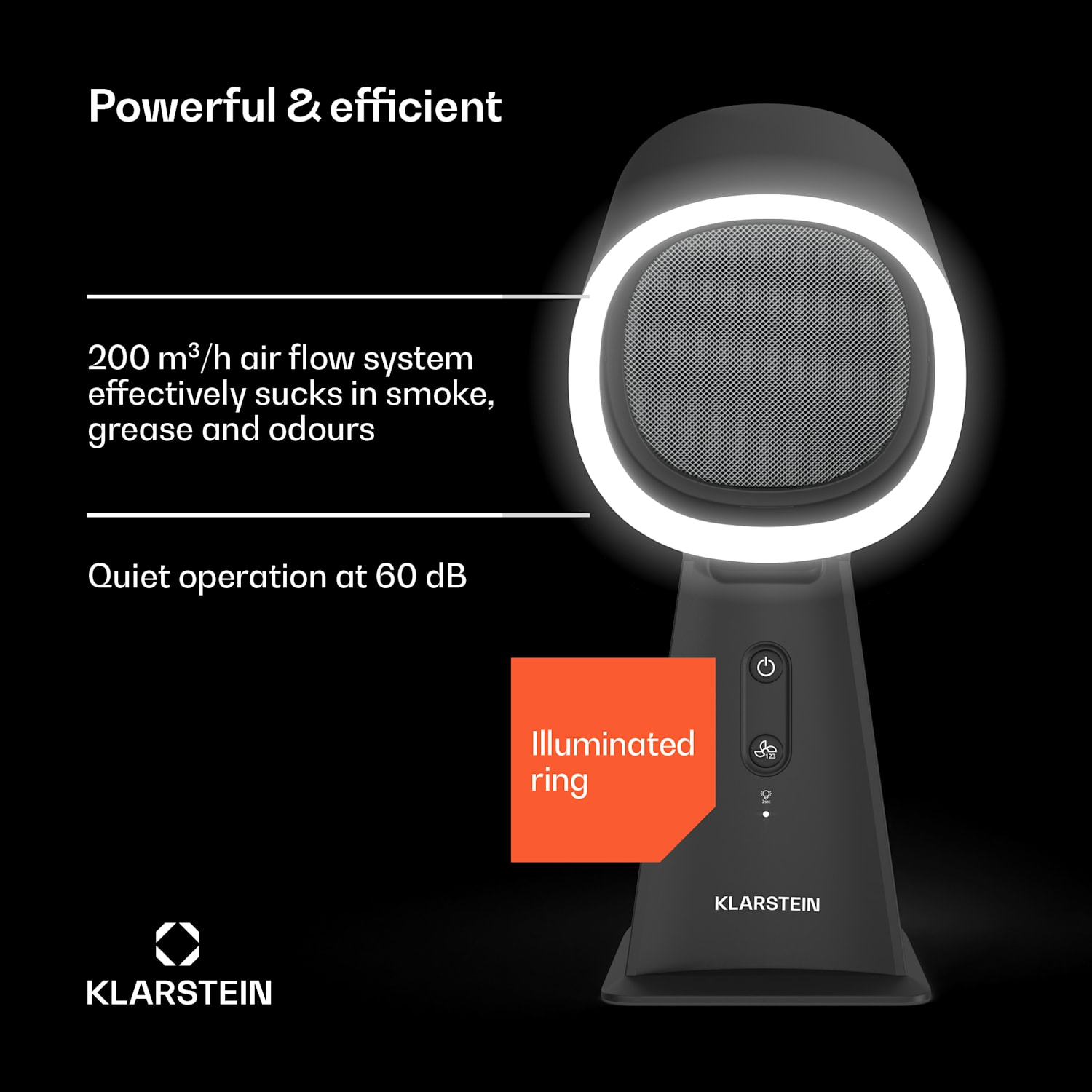 WanderVent | mini-afzuigkap | 200 m³/h | compacte constructiewijze | accu 