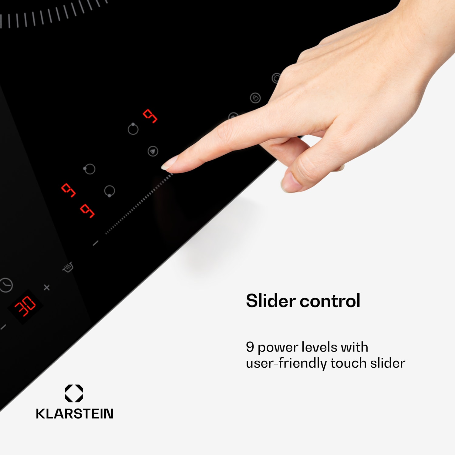 Delicatessa Paella inductiekookplaat | Paella-zone | Power Boost | Slider Control 