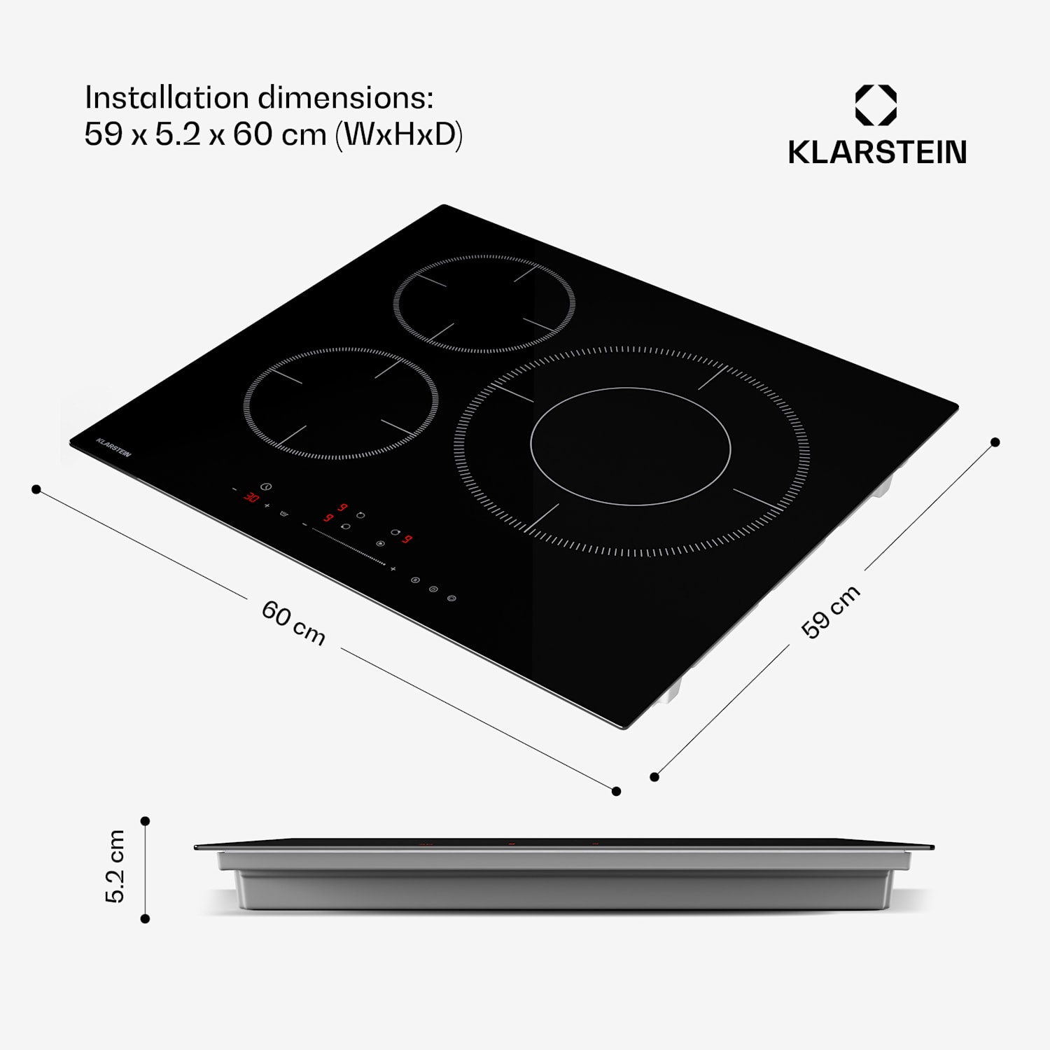 Delicatessa Paella inductiekookplaat | Paella-zone | Power Boost | Slider Control 