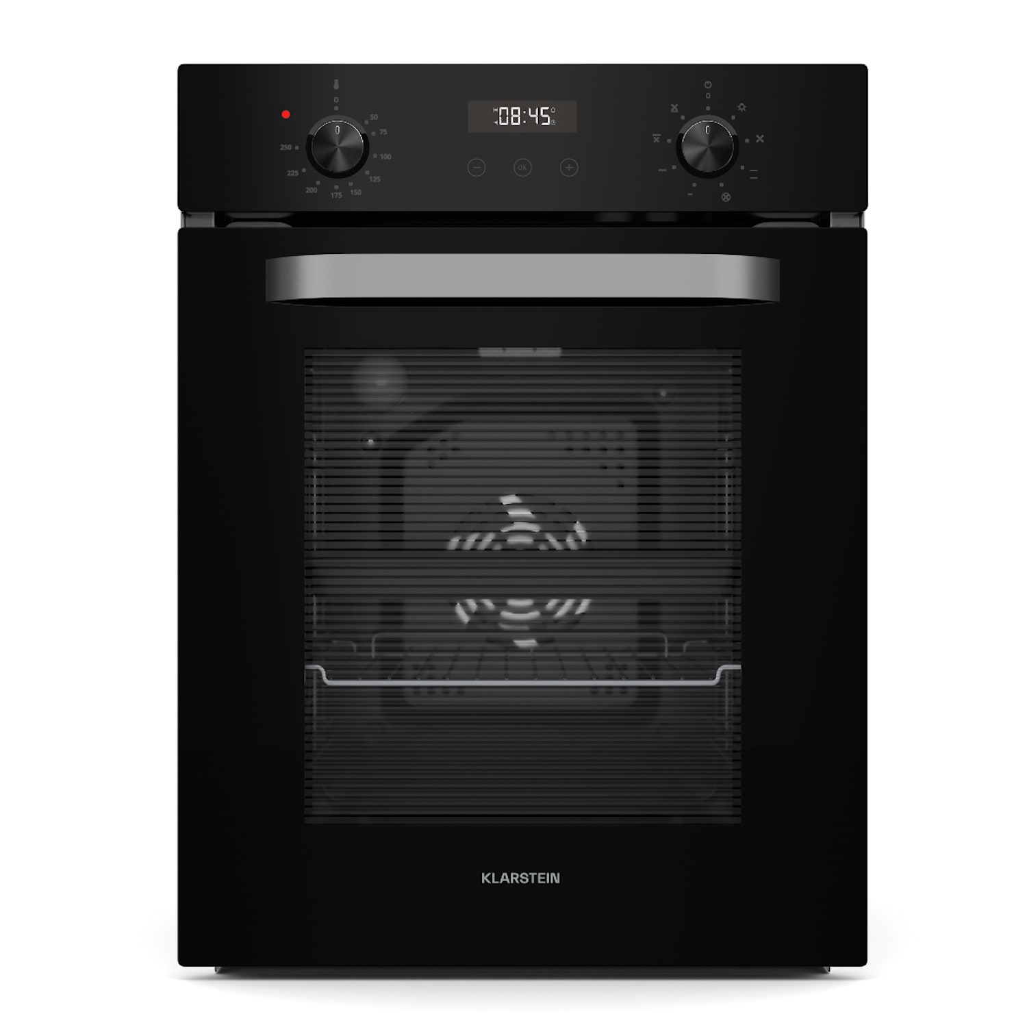 SmartSlim Horno | Diseño delgado | 8 funciones | 49L de capacidad | Limpieza sencilla | CEE A Negro