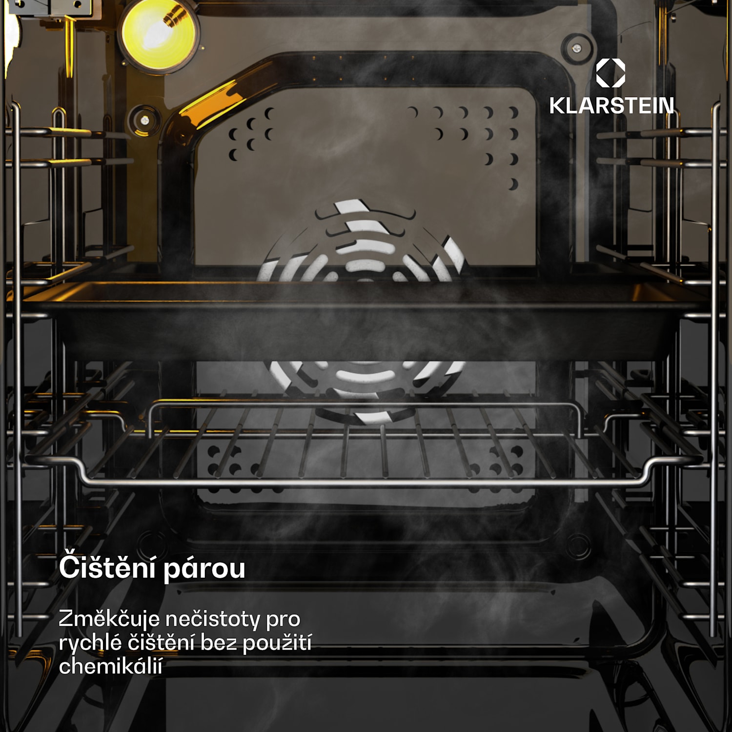 Trouba SmartSlim, Slim design, 9 funkcí, objem 49 l, snadné čištění, EEK A Bílá