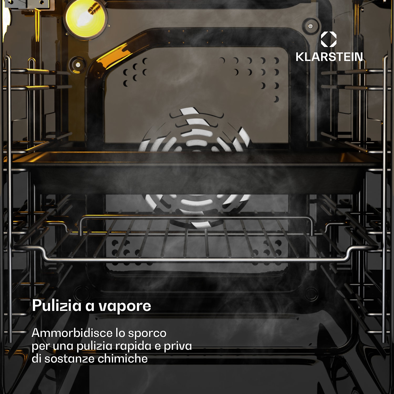 SmartSlim Forno | Design sottile | 9 funzioni | Capacità 49L | Pulizia facile | CEE A Bianco