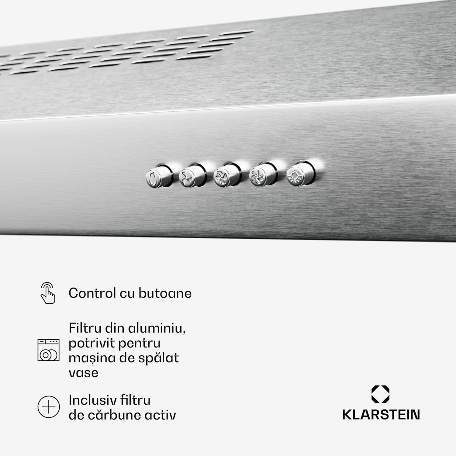 SlimVent 60 Silver hotă Argintiu