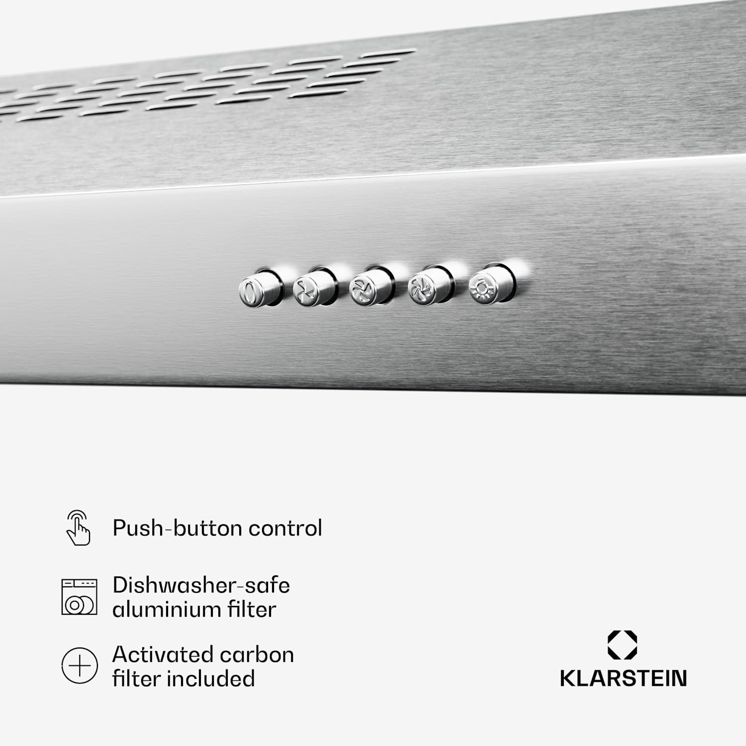 SlimVent 60 Silver cooker hood for air-fresh kitchen 