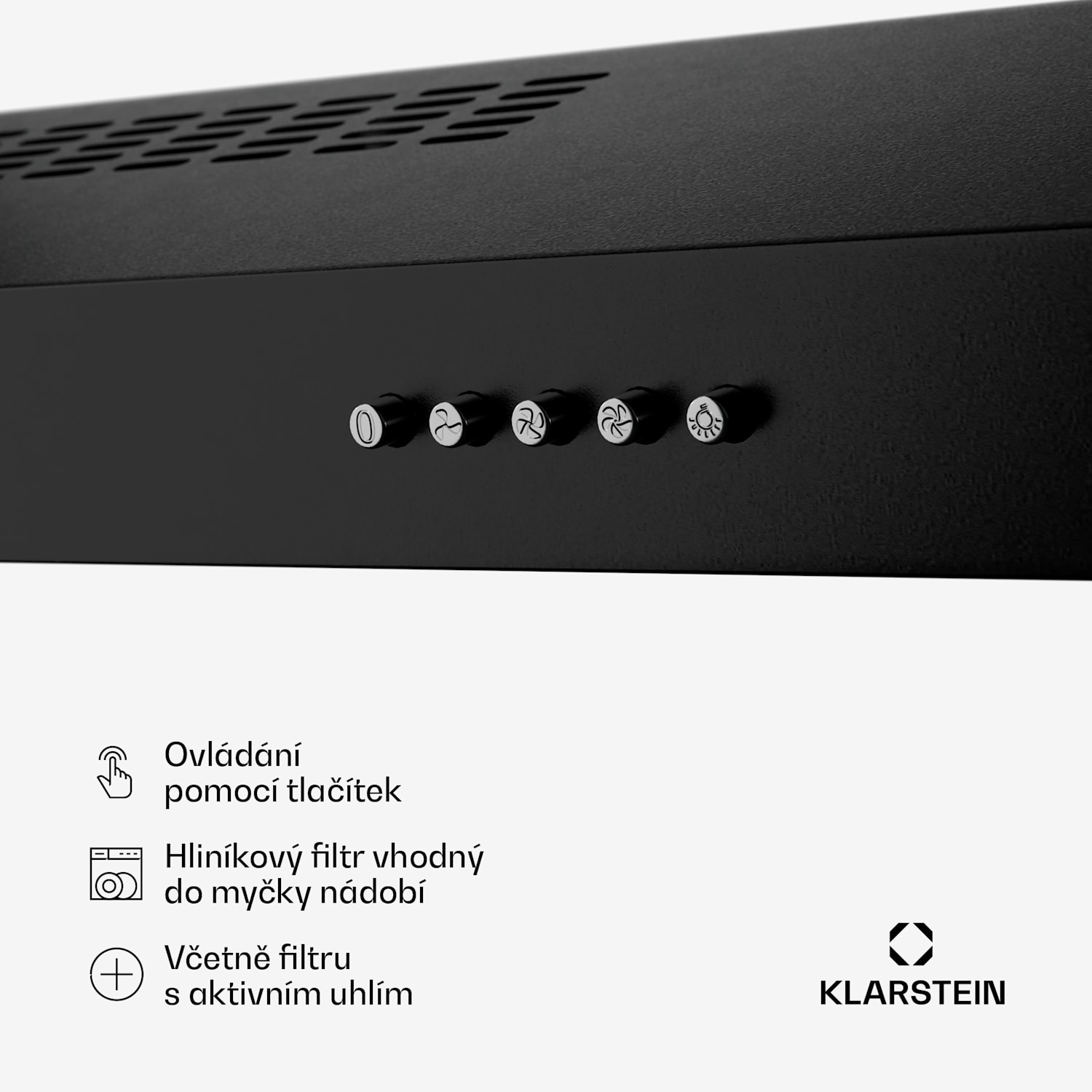 SlimVent 60 Black Digestoř Černá