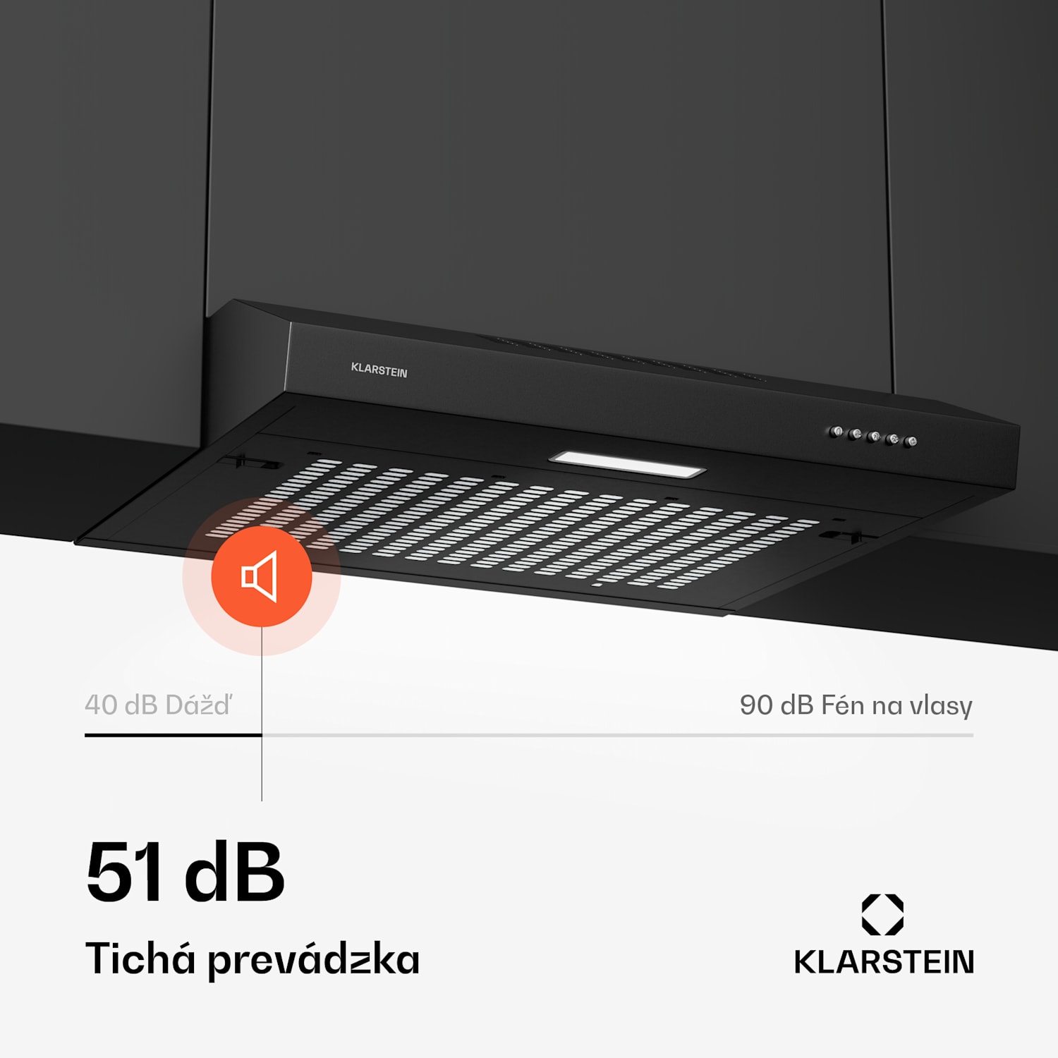 SlimVent 60 Black digestor Čierna