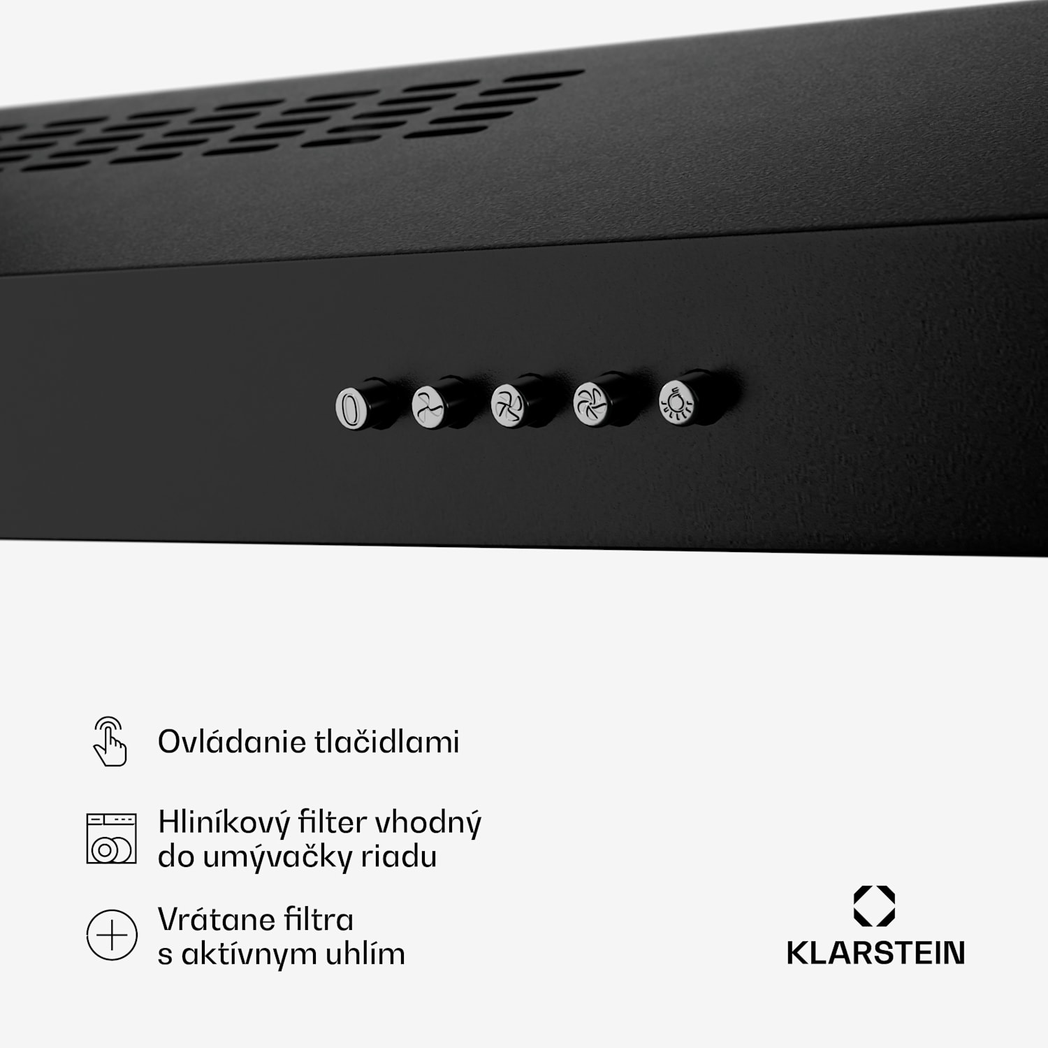 SlimVent 60 Black digestor Čierna