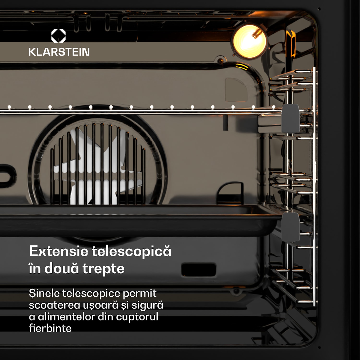 Cuptor inteligent Illuminosa, control prin aplicație, eficiență energetică A+ Alb
