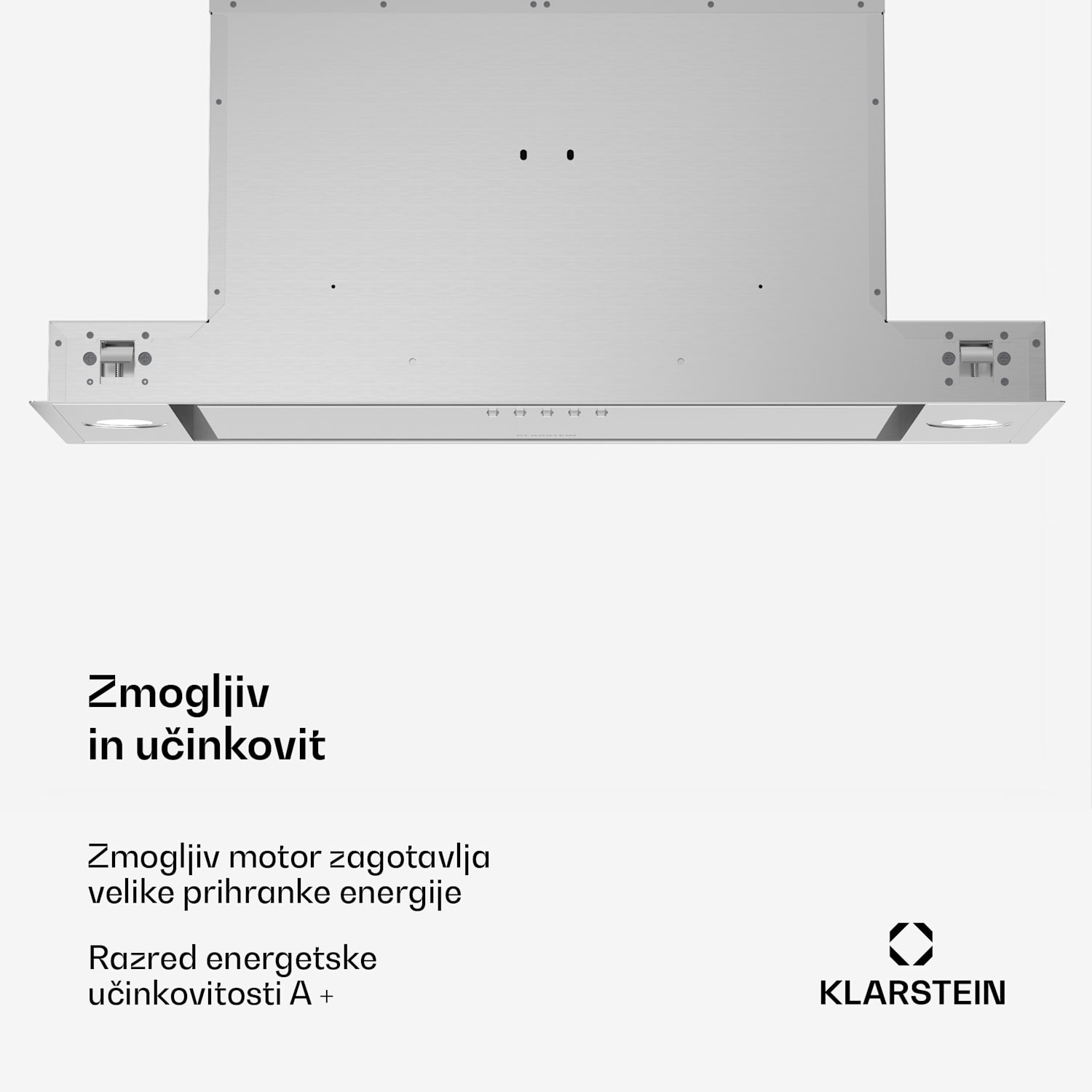 TurboMax kuhinjska napa, 400 m³/h, Učinkovitost A+, Dvojno delovanje, 3 stopnje, LED 