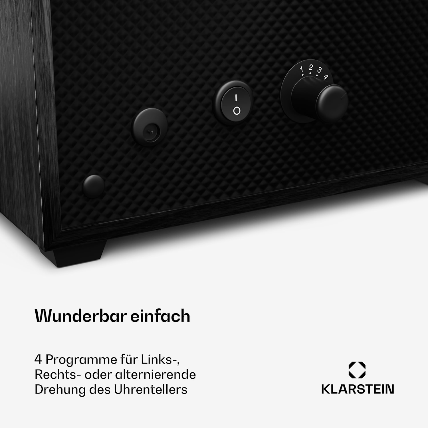 Brienz 3 caricatore per orologi | 4 modalità | silenzioso | Effetto legno | Cuscinetto flessibile 