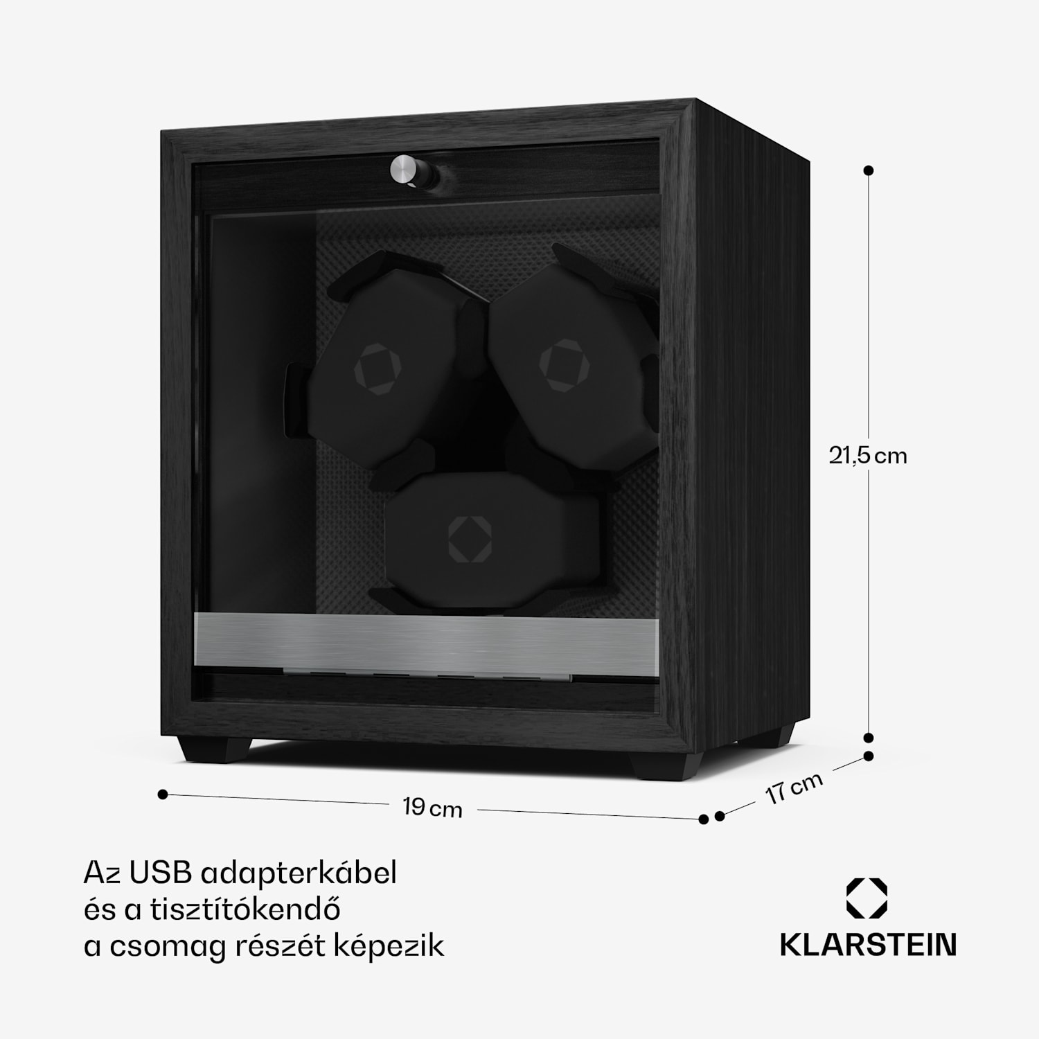 Brienz 3 órafelhúzó, 4 üzemmód, csendes, fa megjelenés, rugalmas párna 