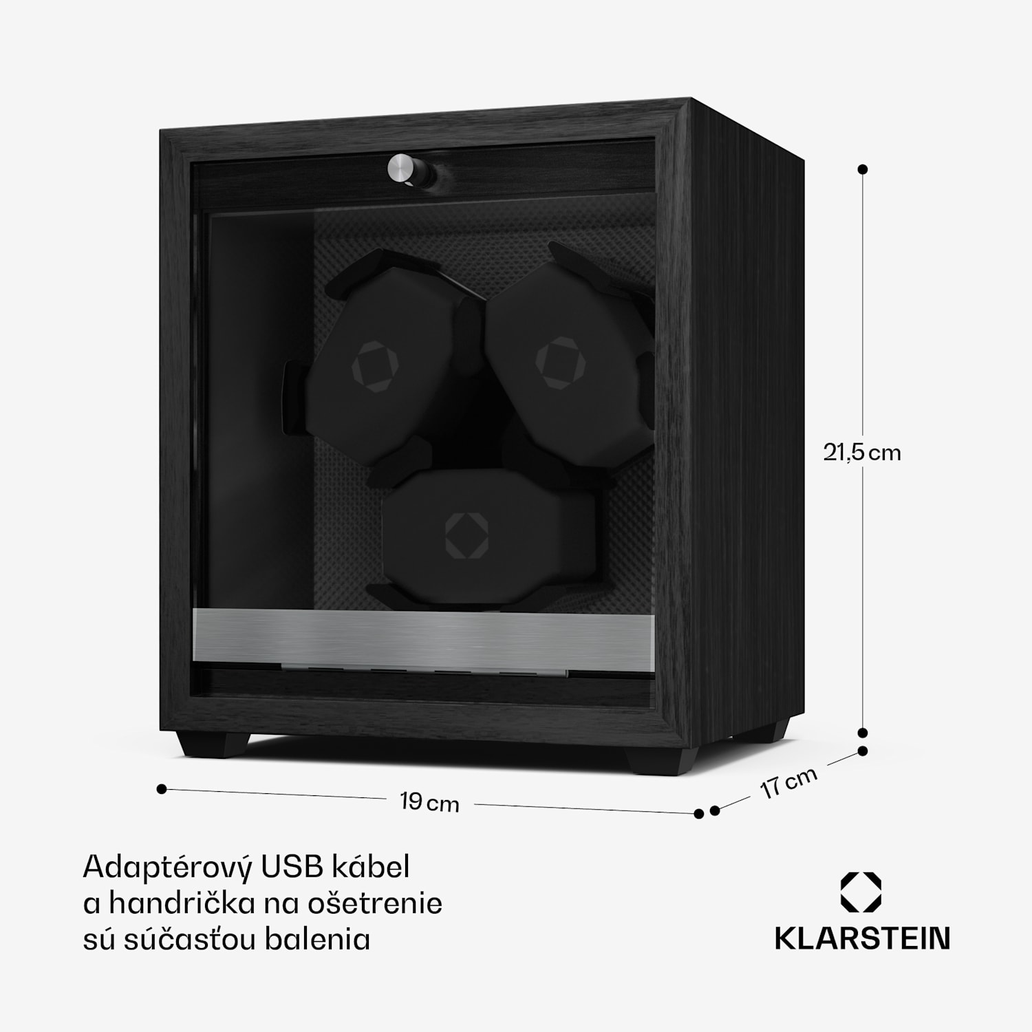 Brienz 3 naťahovač hodiniek, 4 režimy, tichý, drevený vzhľad, flexibilný vankúš 