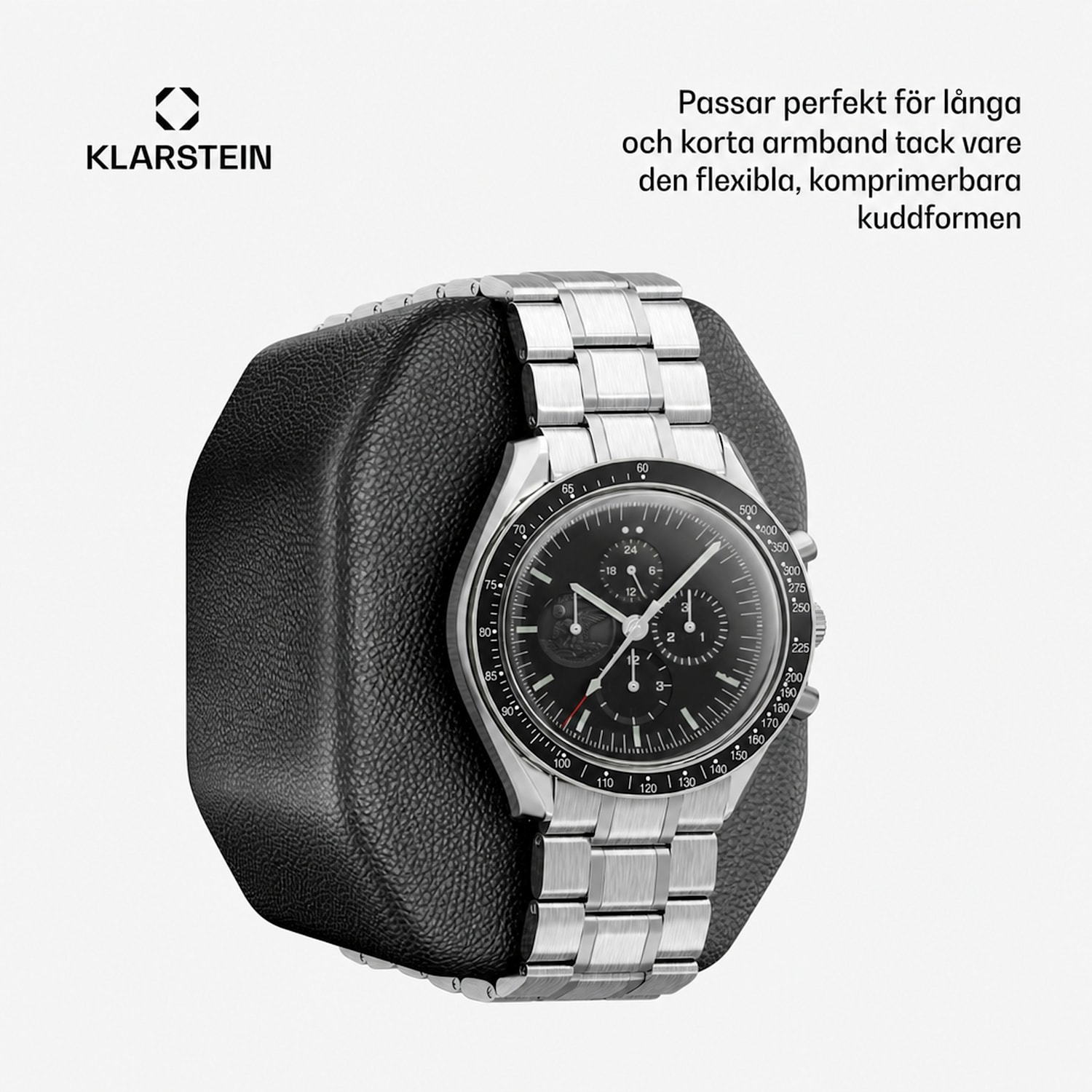 Brienz 3 klockuppdragare | 4 lägen | tyst | trälook | flexibelt kuddfodral 