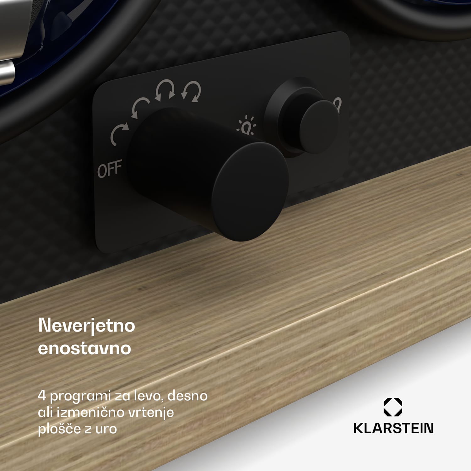 Brienz 2 navijalnik za ure, 4 načini, tihi, videz lesa, prilagodljiva blazina 