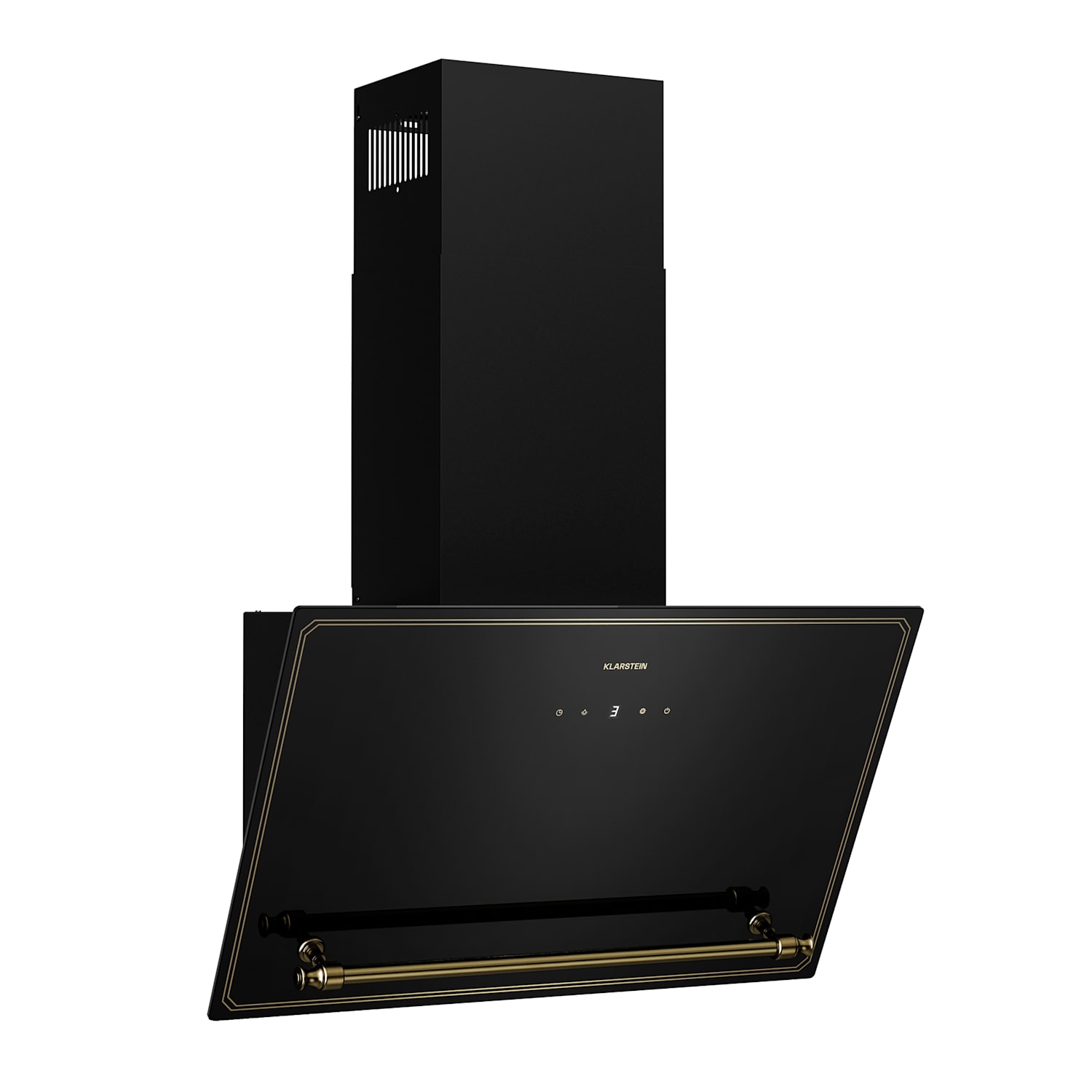 Poševna napa Victoria 90 cm pretok zraka 336 m³/h 60 cm | Črna