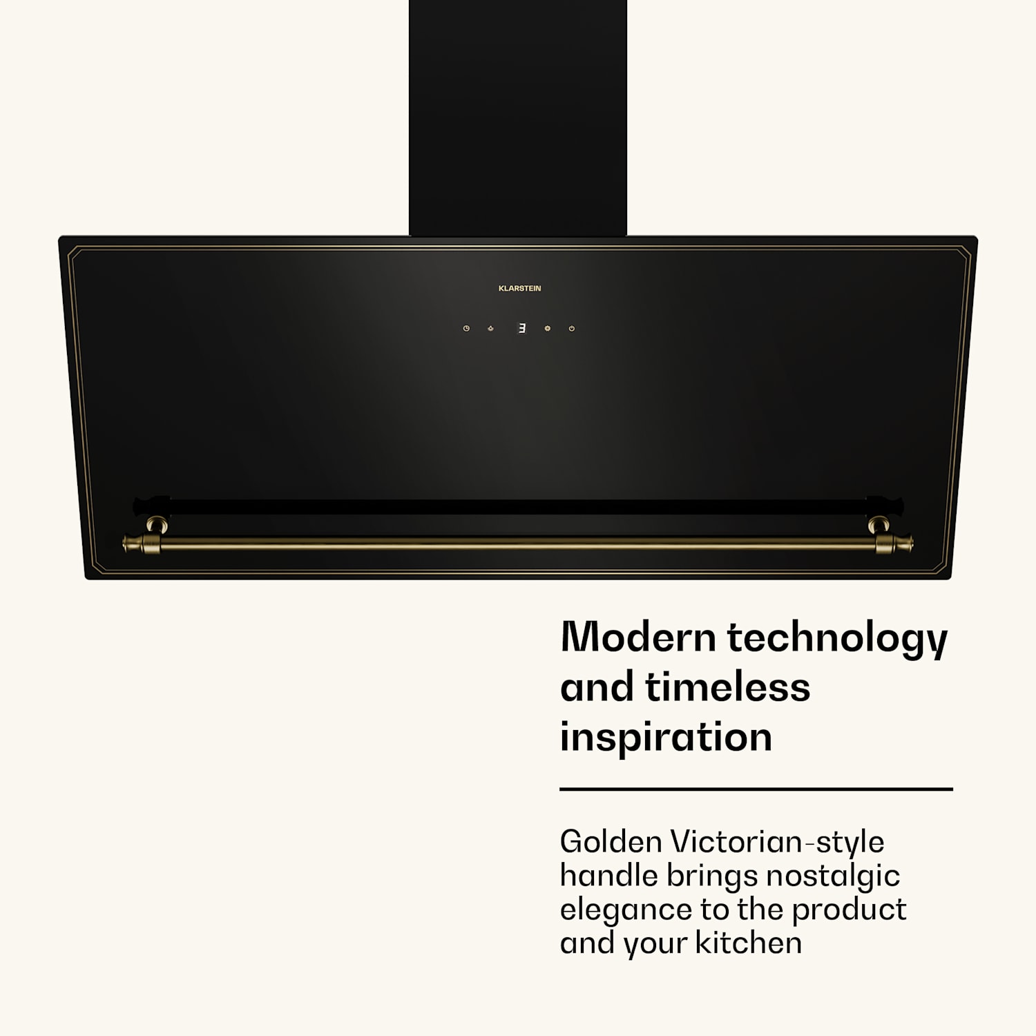 Victoria Angled -liesituuletin 90 cm 336 m³/h ilmavirta 90 cm | Musta