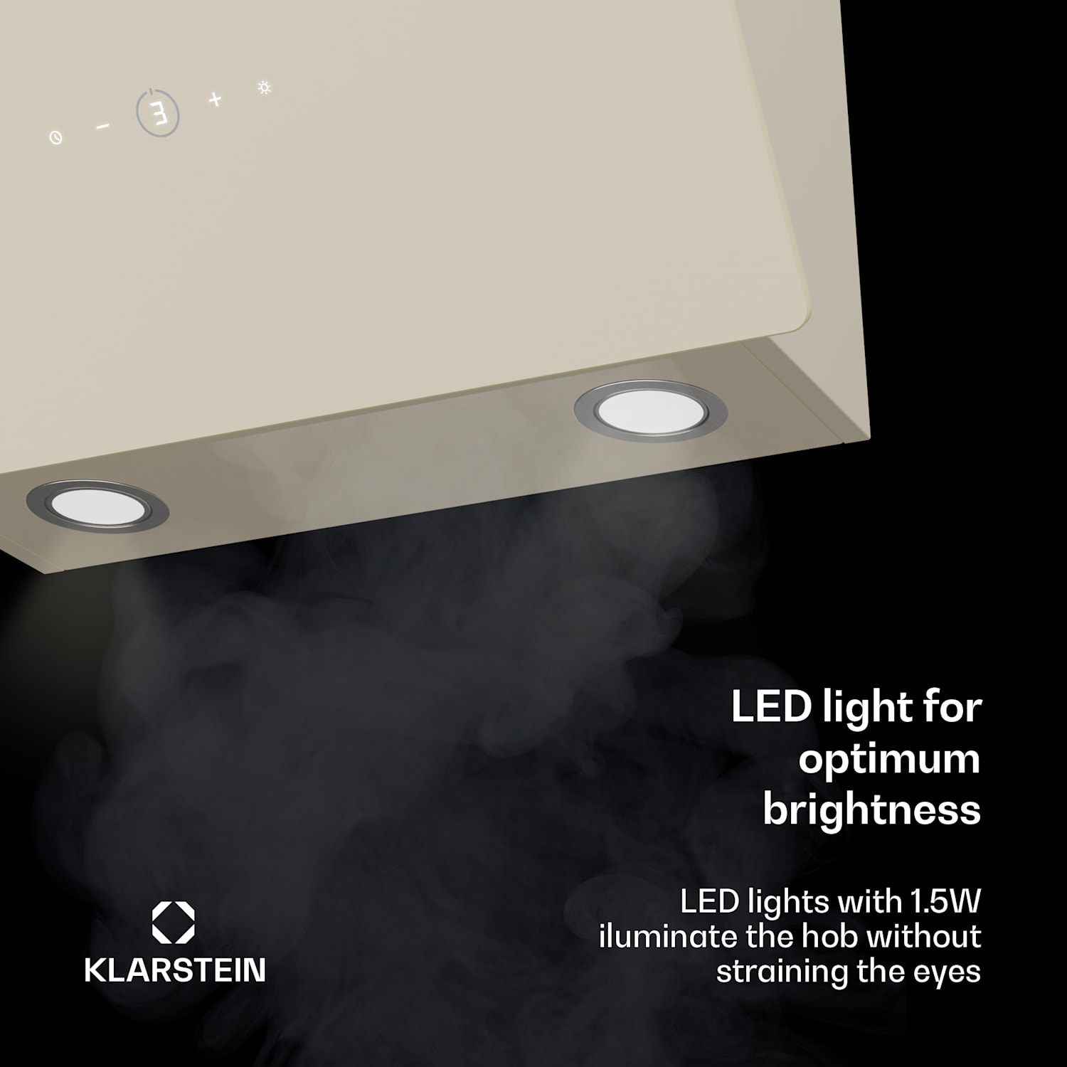 MaxAir-liesituuletin | Kompakti ja tehokas | A++ energiatehokkuus | Kaksoisilmanvaihtojärjestelmä 50 cm | Vintage Kerma