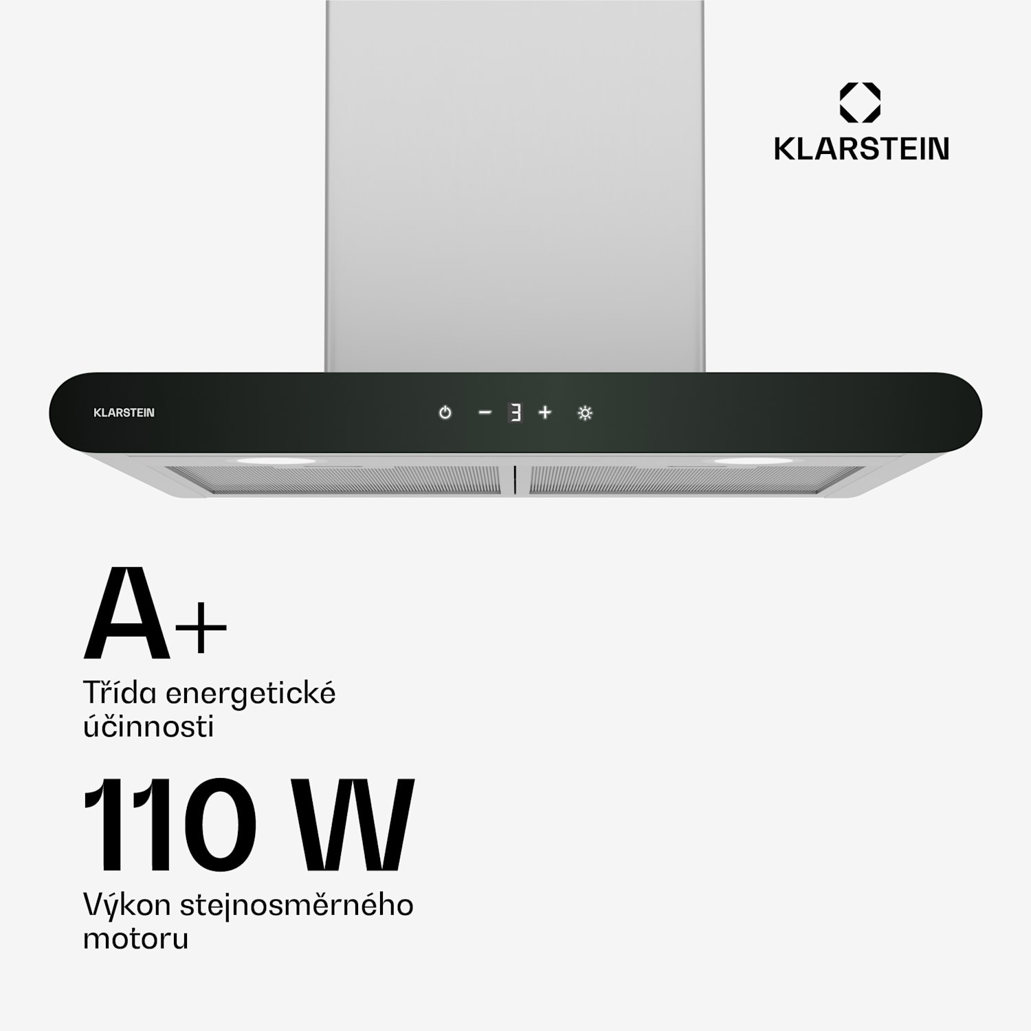 Digestoř CurveVent, 700 m³/h, Touch, LED, 110 W, EEK A+ 