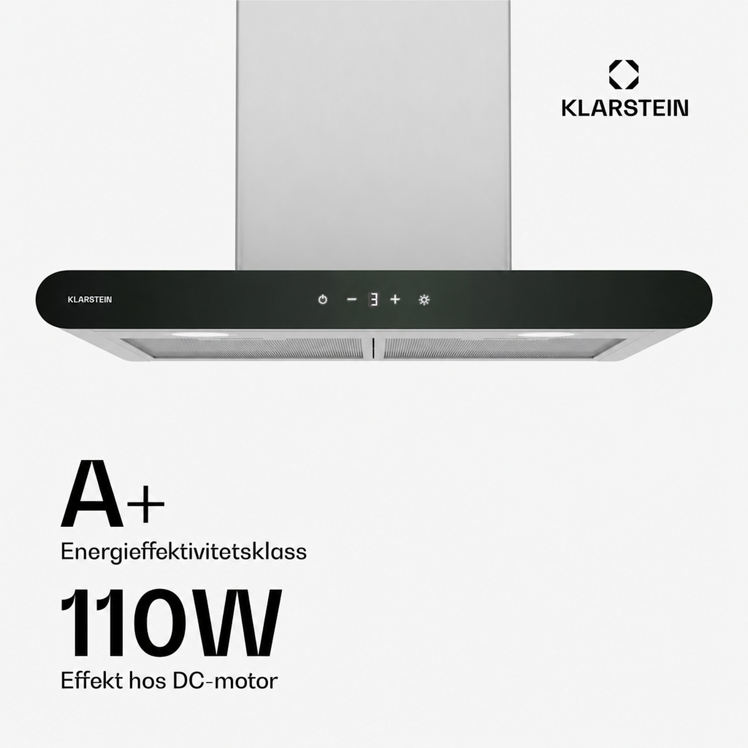 CurveVent fläktkåpa | 682 m³/h | Touch | LED | 110 W | EEK A+ 60 cm