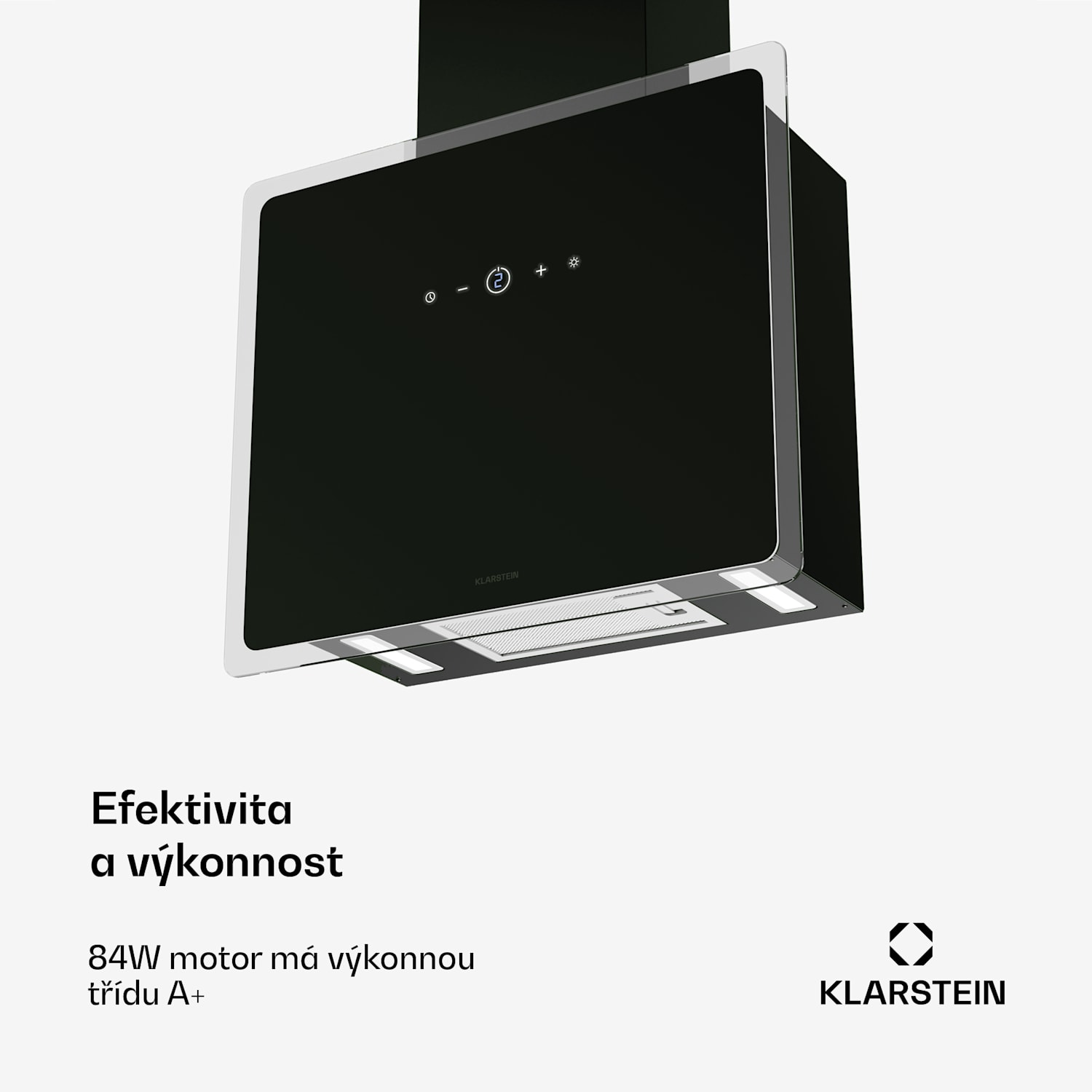 AlizeEdge digestoř, Touch, Flat, Silent, Built-in, A+ 60 cm | Černá