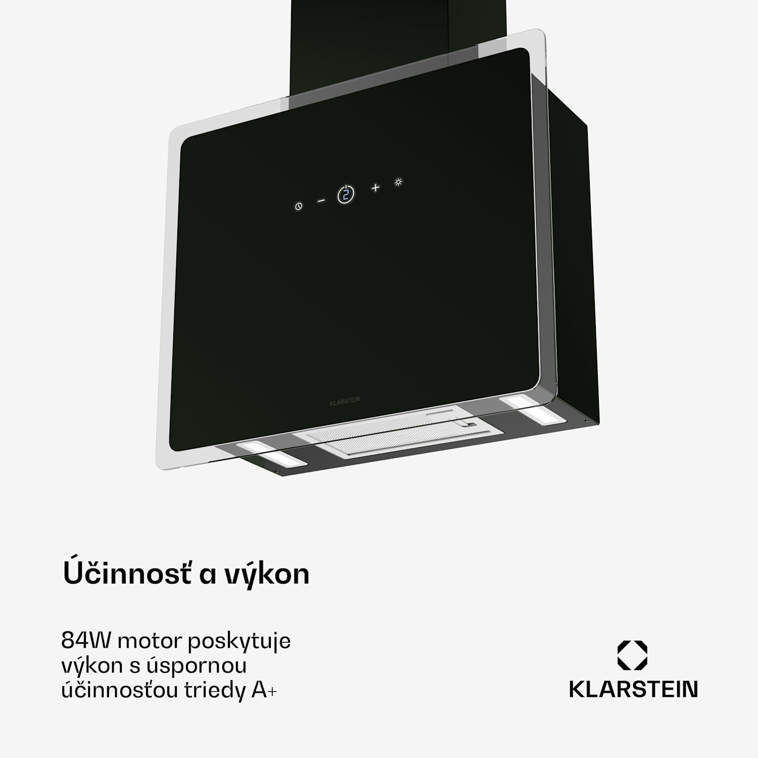 AlizeEdge digestor, Dotykový, Plochý, Tichý, Zabudovaný, A+ 60 cm | Čierna