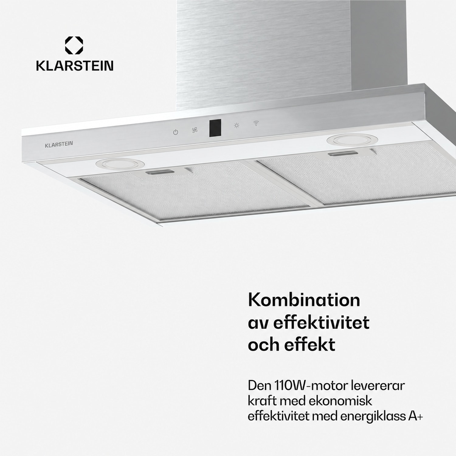 Auriana fläktkåpa | Ambient Light | 690 m³/h | WiFi | Touch | LED 60 cm