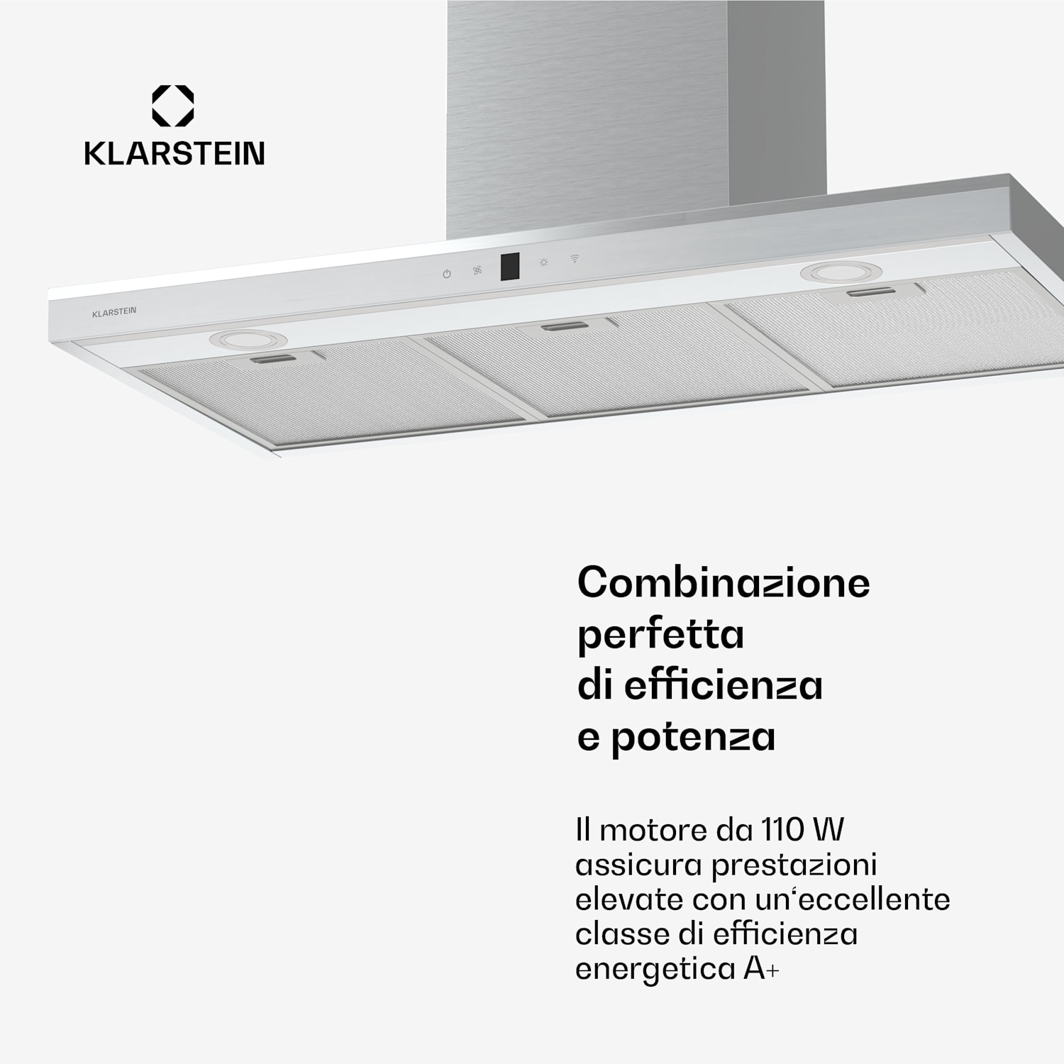 Auriana Cappa aspirante | Luce ambientale | 700 m³/h | WiFi | Touch | LED 