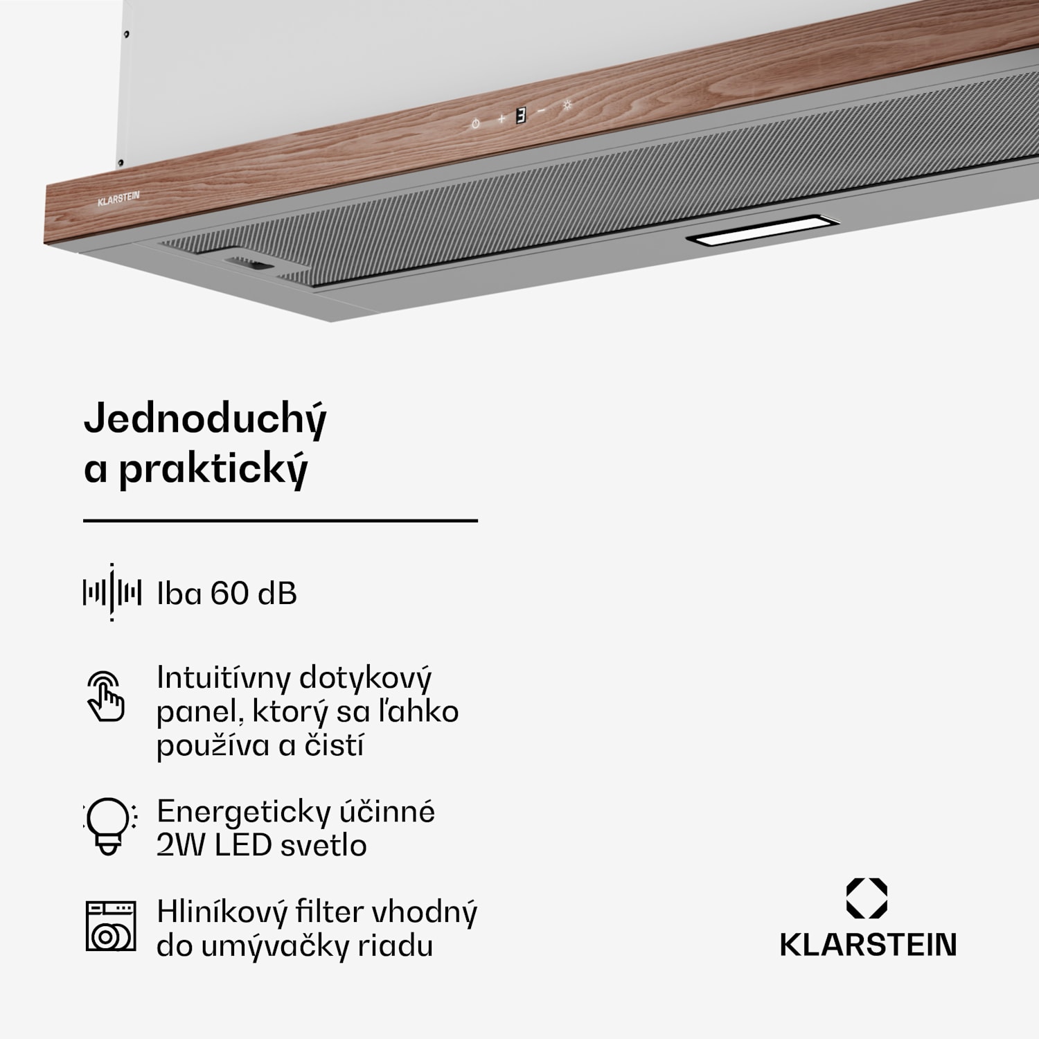 ZenFusion digestor, prietok vzduchu 400 m³/h, EEK A, odsávanie/recirkulácia, 3 úrovne, tichý 90_cm | Biela