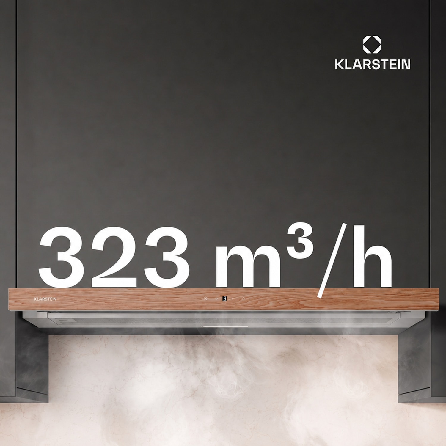 ZenFusion köksfläkt | 400 m³/h luftflöde | EEK A | Friluft/resirkulation | 3 hastighetssteg | tystgående 90 cm | Vit