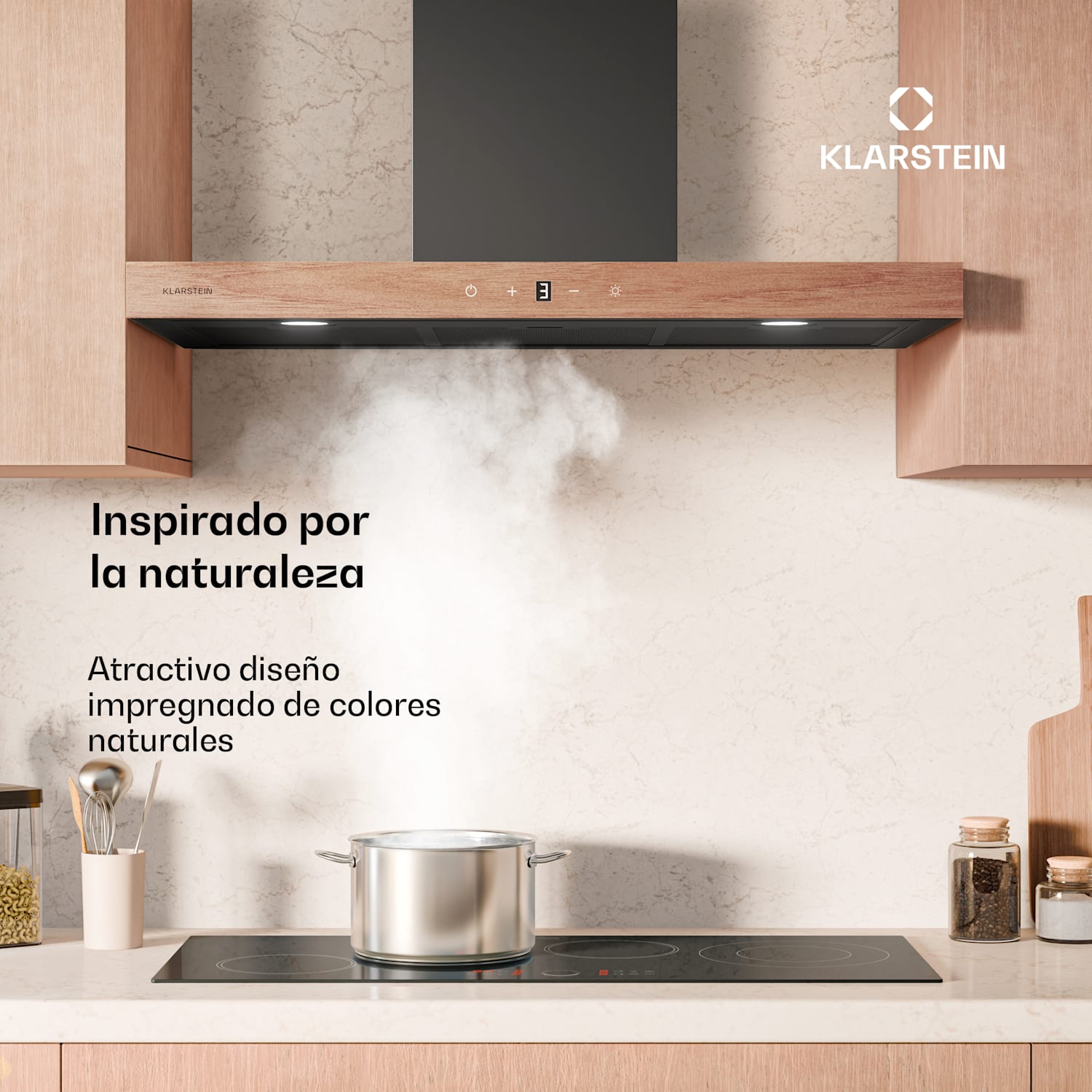 ZenFusion T Campana extractora | 881,6 m³/h | A++ | 210 W CC | 47 dB | Extracción/recirculación de aire 90 cm | Negro