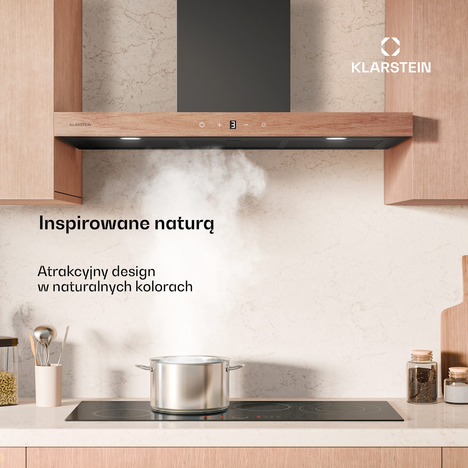 ZenFusion T okap kuchenny, 881,6 m³/h, A++, 210 W, 47 dB, wyciąg/pochłaniacz 90 cm | Czarny