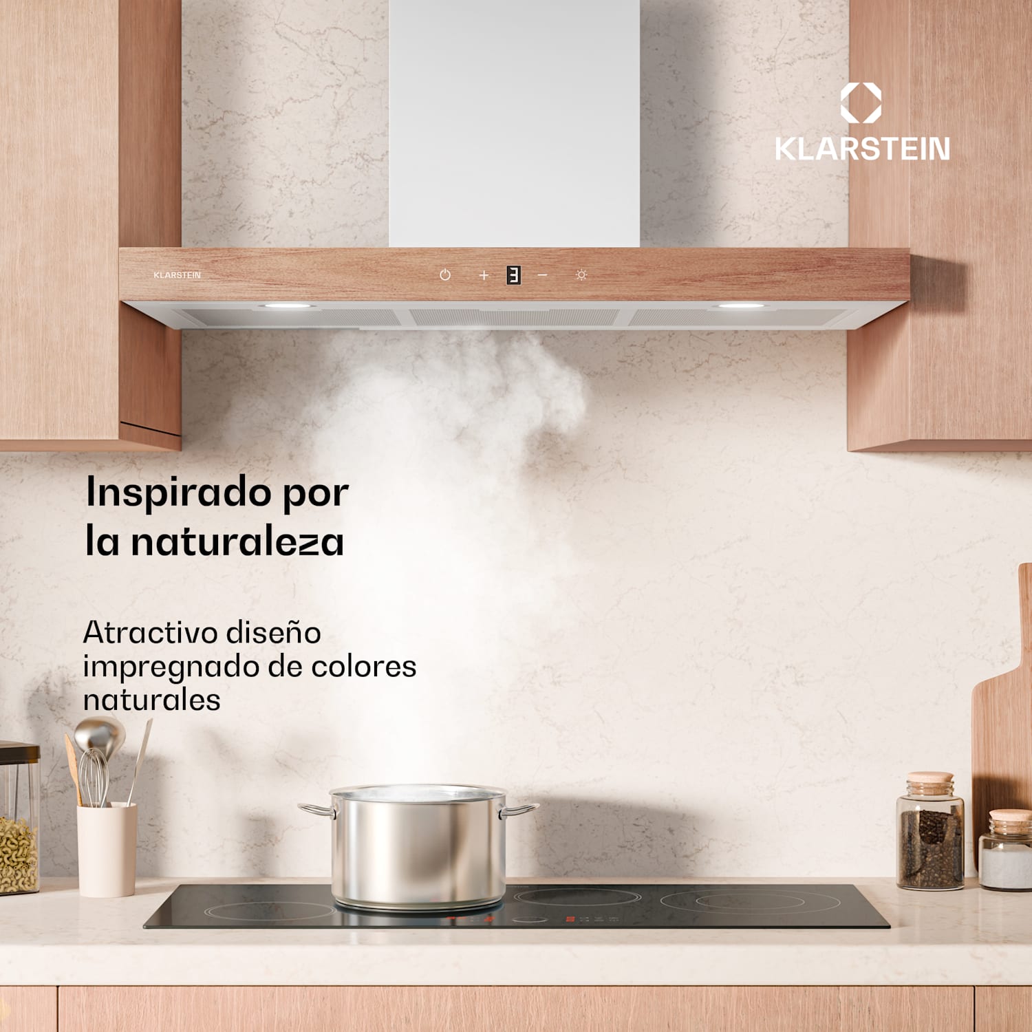 ZenFusion T Campana extractora | 881,6 m³/h | A++ | 210 W CC | 47 dB | Extracción/recirculación de aire 90 cm | Blanco