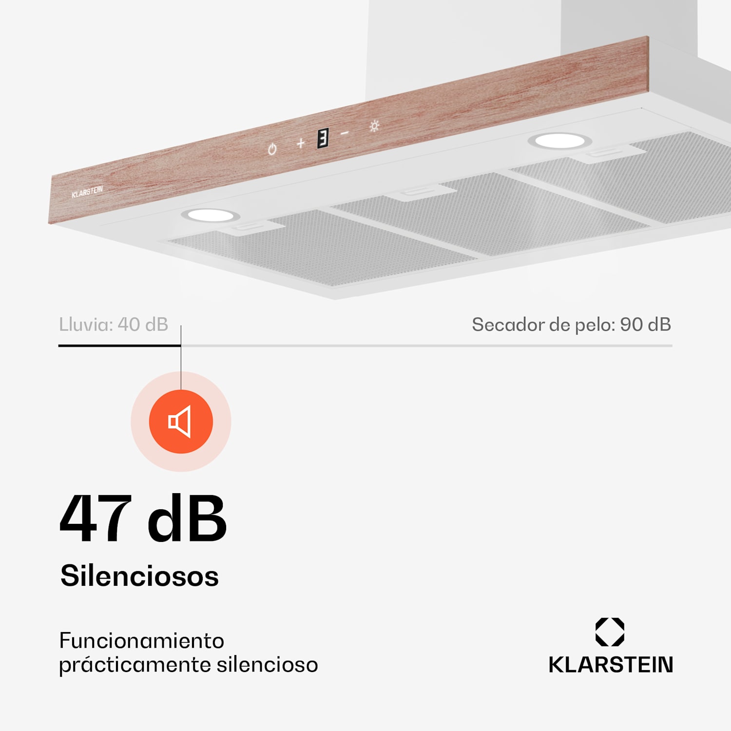 ZenFusion T Campana extractora | 881,6 m³/h | A++ | 210 W CC | 47 dB | Extracción/recirculación de aire 90 cm | Blanco