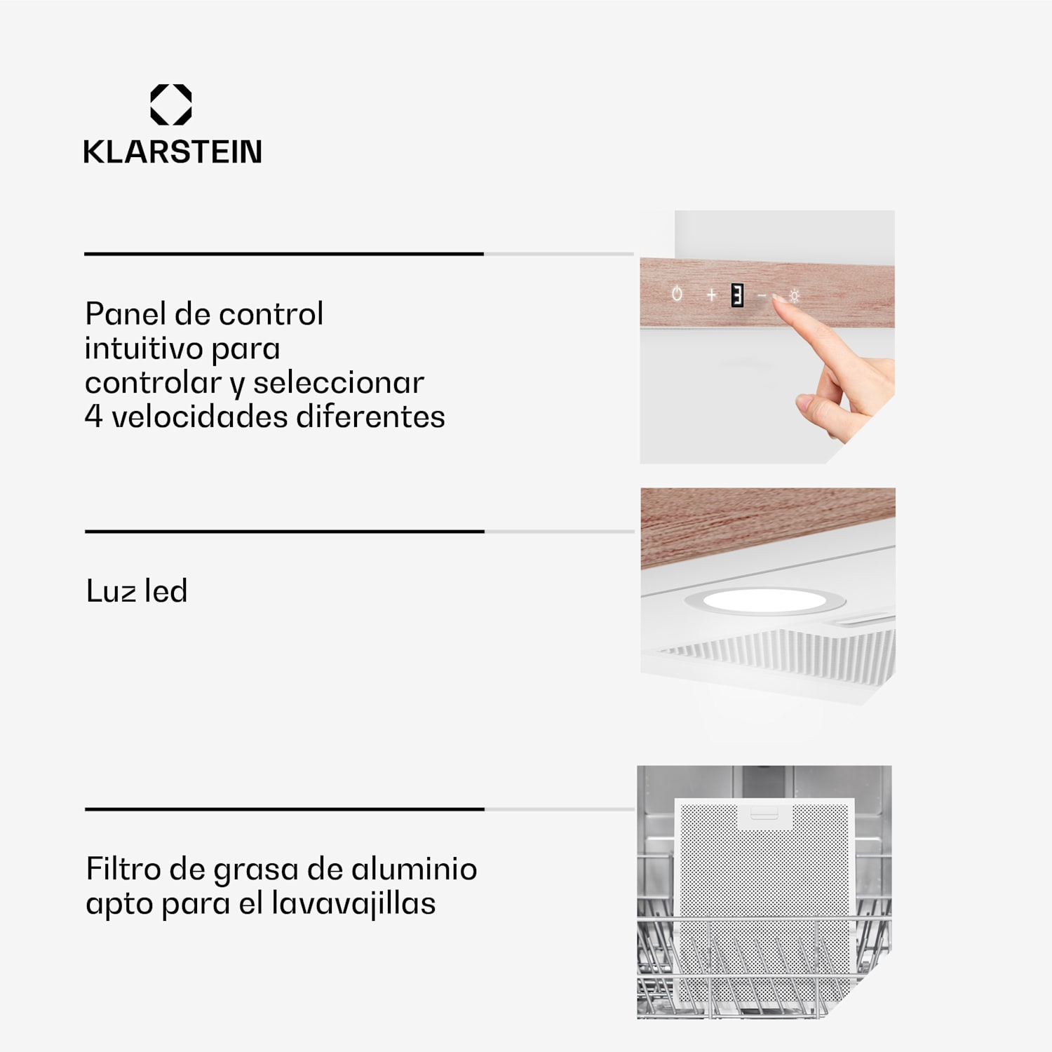 ZenFusion T Campana extractora | 881,6 m³/h | A++ | 210 W CC | 47 dB | Extracción/recirculación de aire 90 cm | Blanco