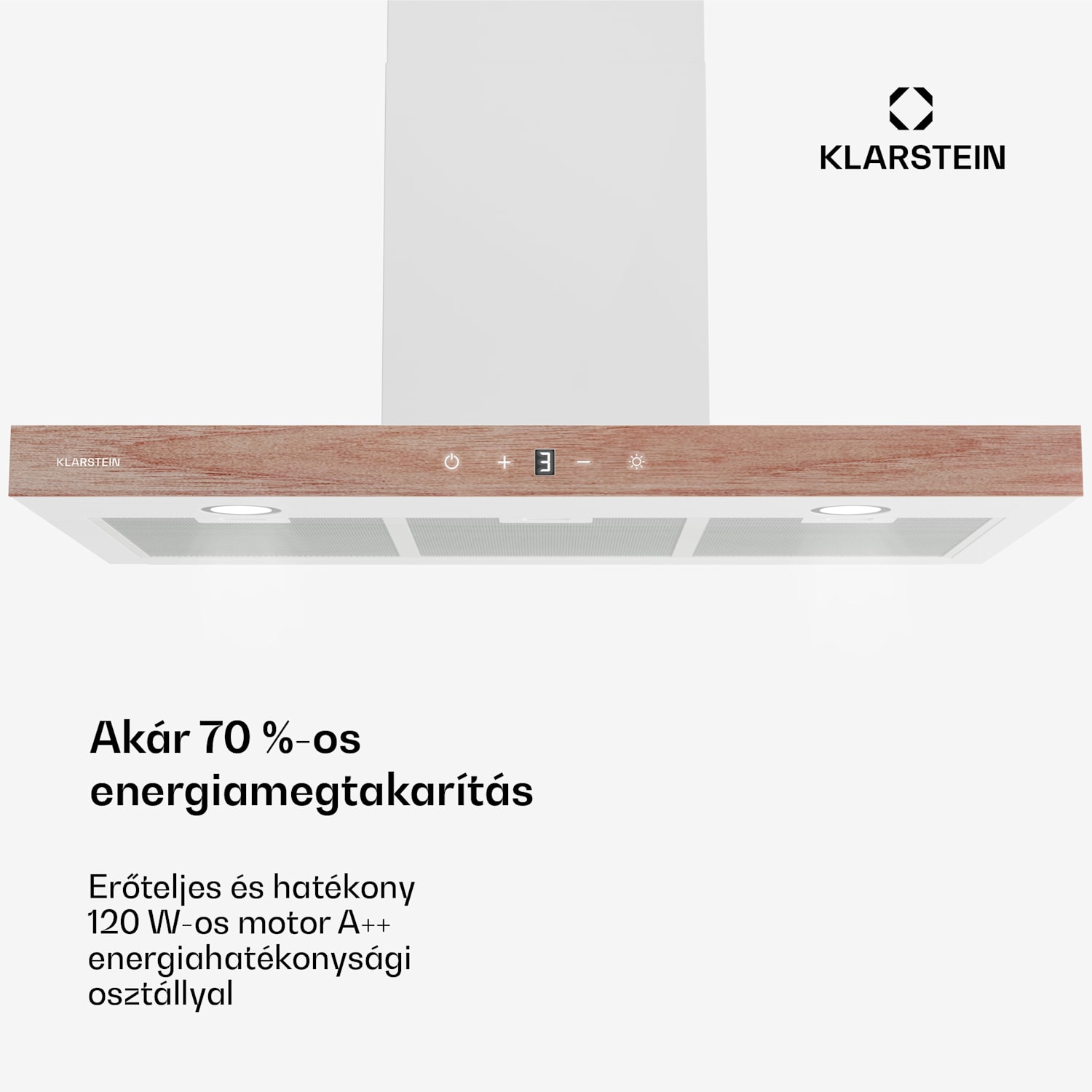 ZenFusion T páraelszívó, 881,6 m³/h, A++, 210 W DC, 47 dB, elszívás/recirkuláció 90 cm | Fehér