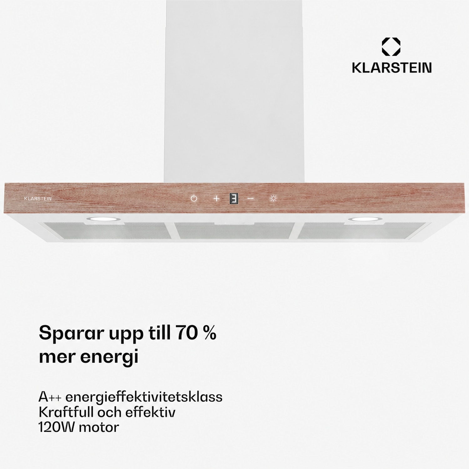 ZenFusion T köksfläkt | 881,6 m³/h | A++ | 210 W DC | 47 dB | frånlufts-/cirkulationsdrift 