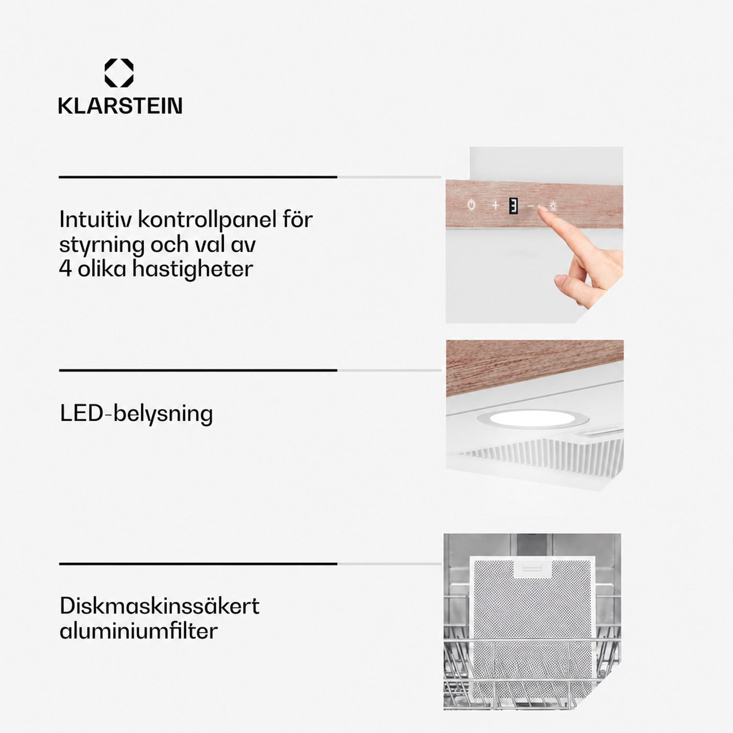 ZenFusion T köksfläkt | 881,6 m³/h | A++ | 210 W DC | 47 dB | frånlufts-/cirkulationsdrift 