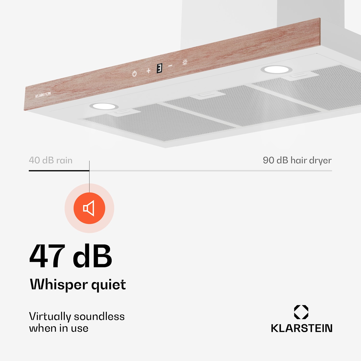 ZenFusion T afzuigkap | 881,6 m³/h | A++ | 210 W DC | 47 dB | afvoerlucht/recirculatie 90 cm | Wit