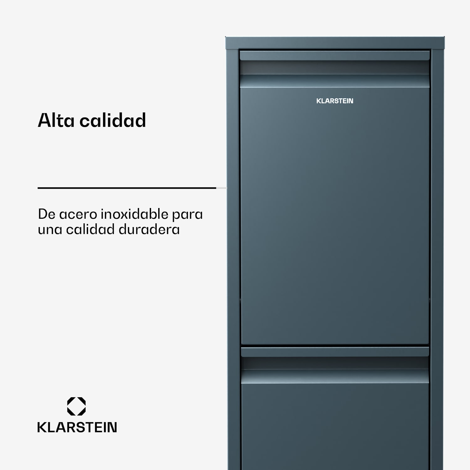 Cubo de basura de cocina Ordnungshüter 2 36 L 36 L | Antracita