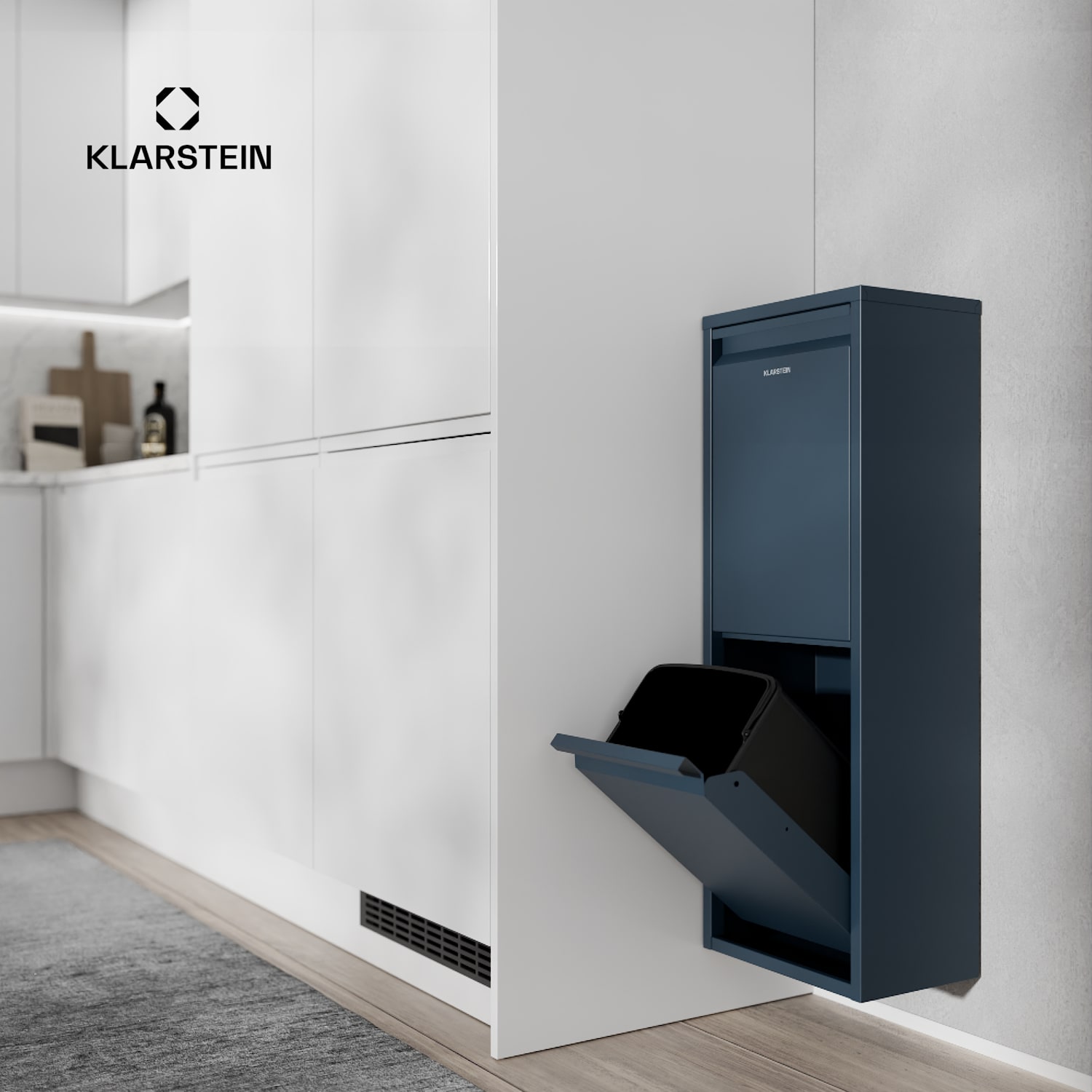 Ordnungshüter 2 recyclestation 36L 36 ltr | Antraciet