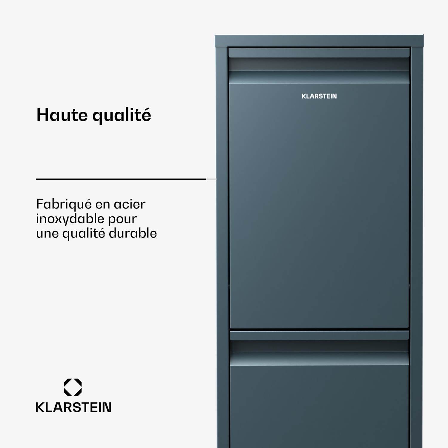 Ordnungshüter 2 recyclestation 36L 36 ltr | Antraciet