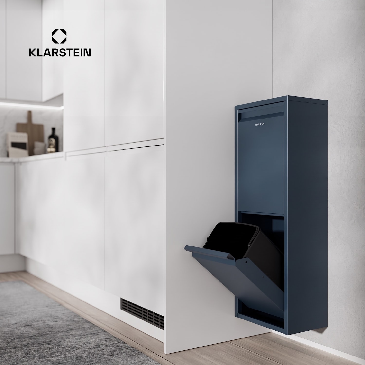 Κάδος απορριμμάτων κουζίνας Ordnungshüter 2 36 L 36 Ltr | Ανθρακί