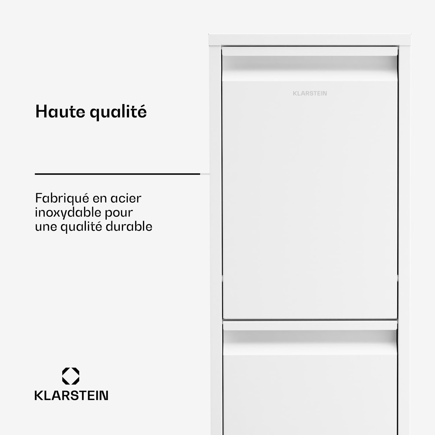 Ordnungshüter 2 recyclestation 36L 36 ltr | Wit